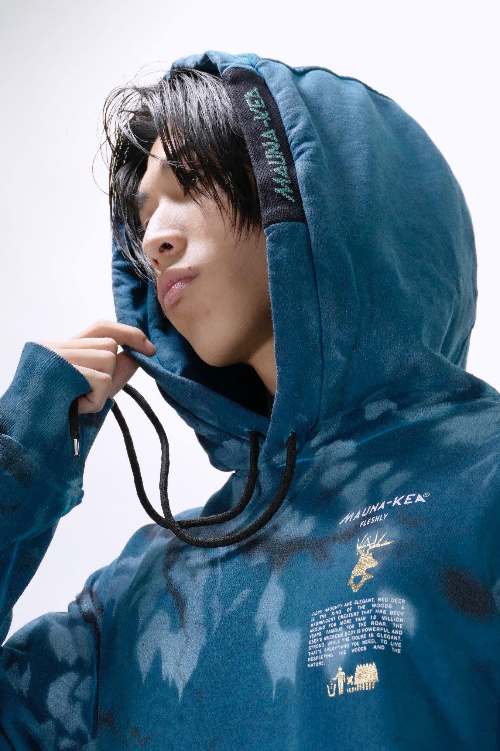 Mauna-Kea Forest Hoodie - Blue/Green - Image 5