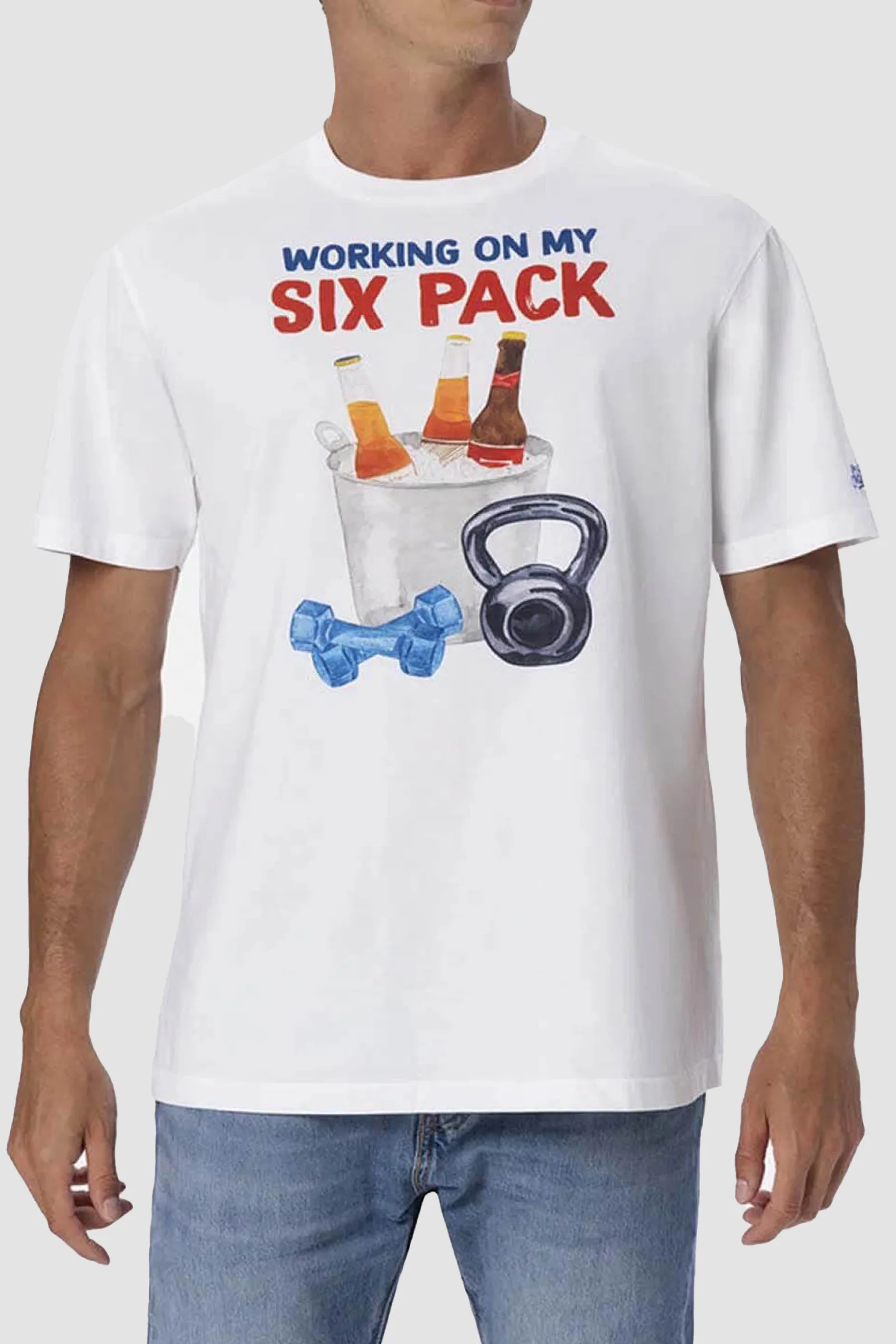MC2 Saint Barth Six Pack Tee - White