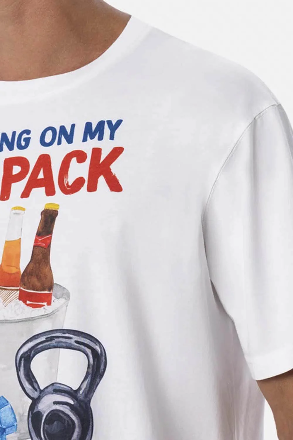 MC2 Saint Barth Six Pack Tee - White - Image 3