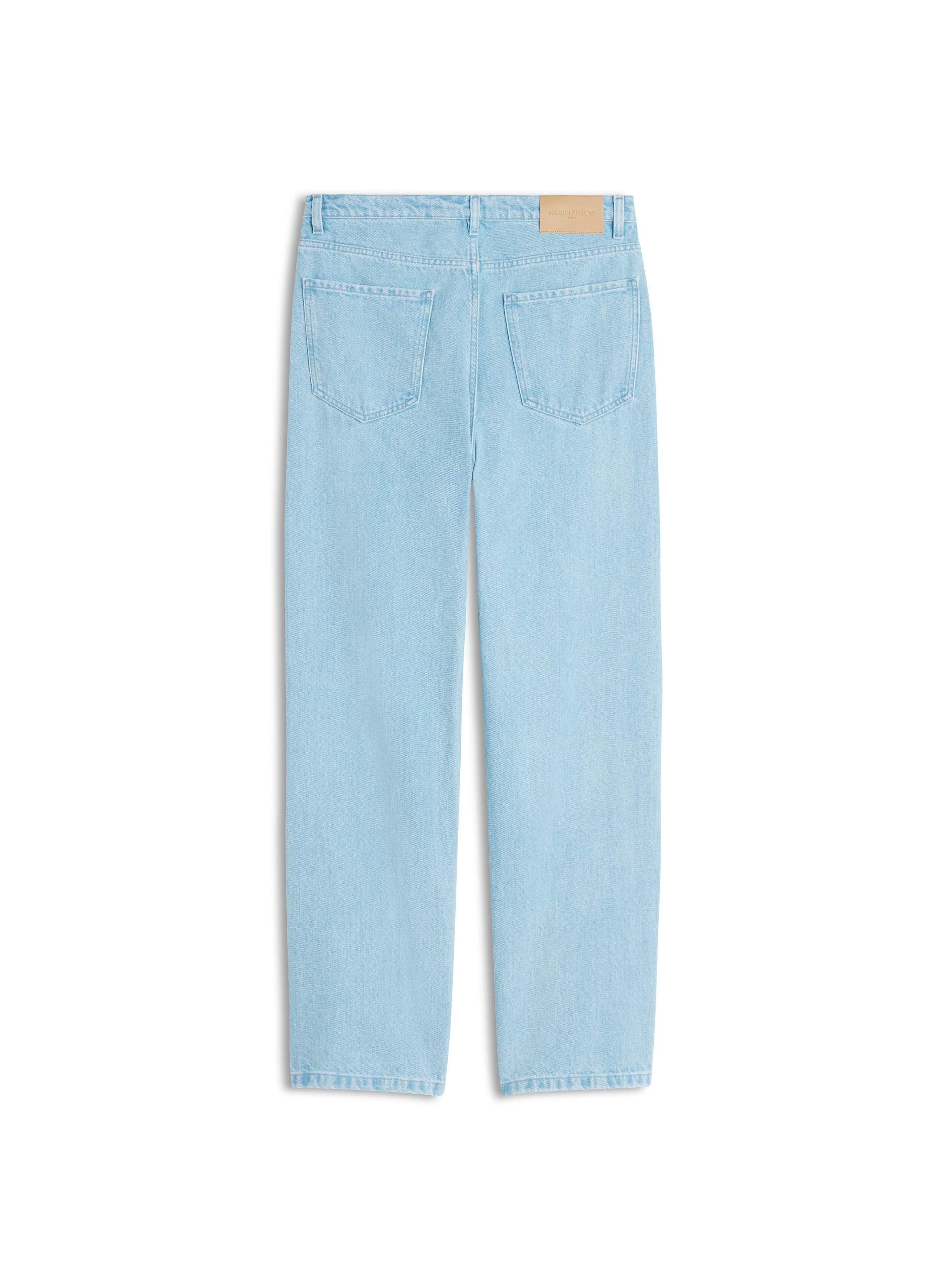 Maison Kitsuné Wide Jeans - Blue - Image 2