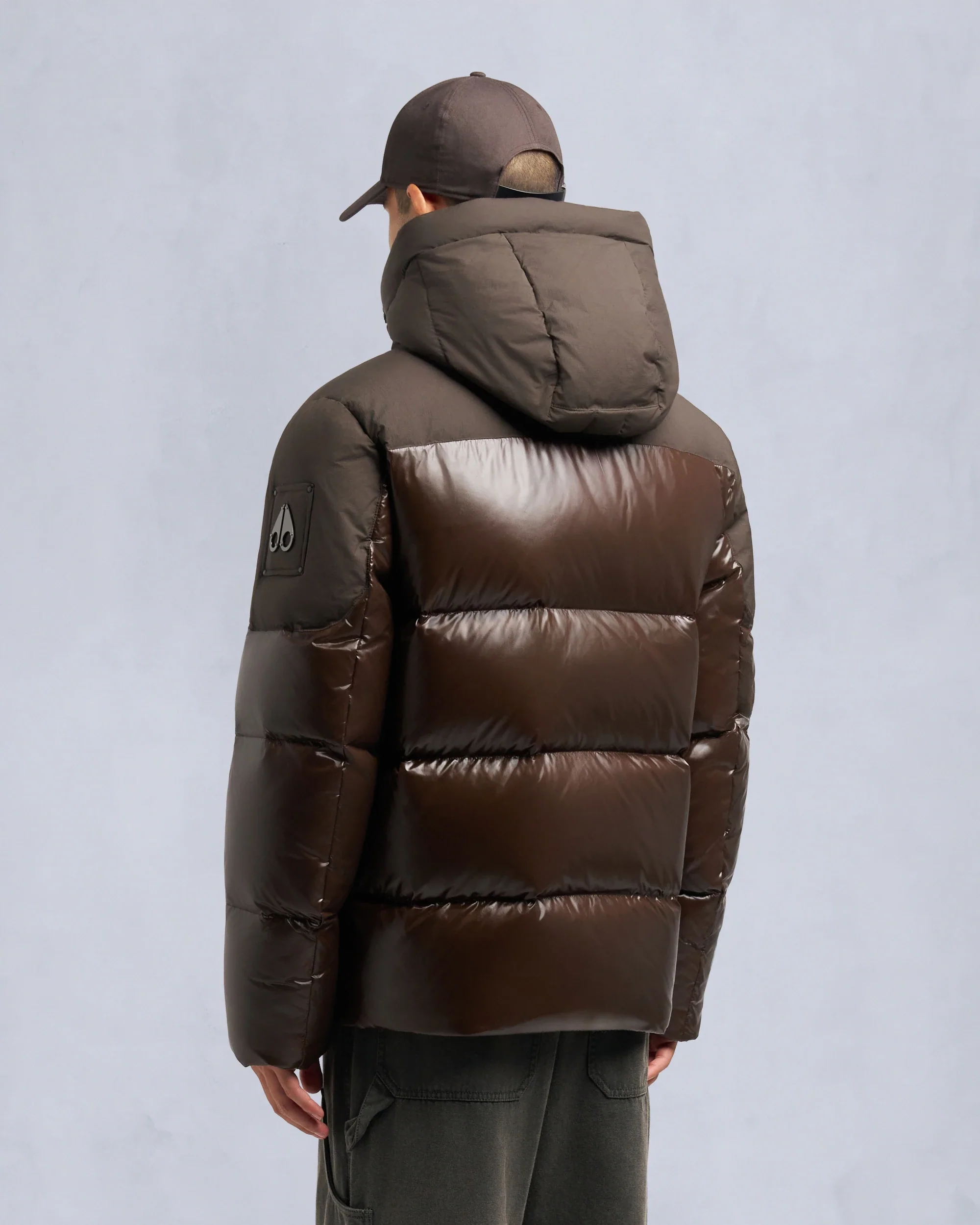 Moose Knuckles Mens Down Jacket Briar 3Q Puffer - Espresso/Espresso - Image 3