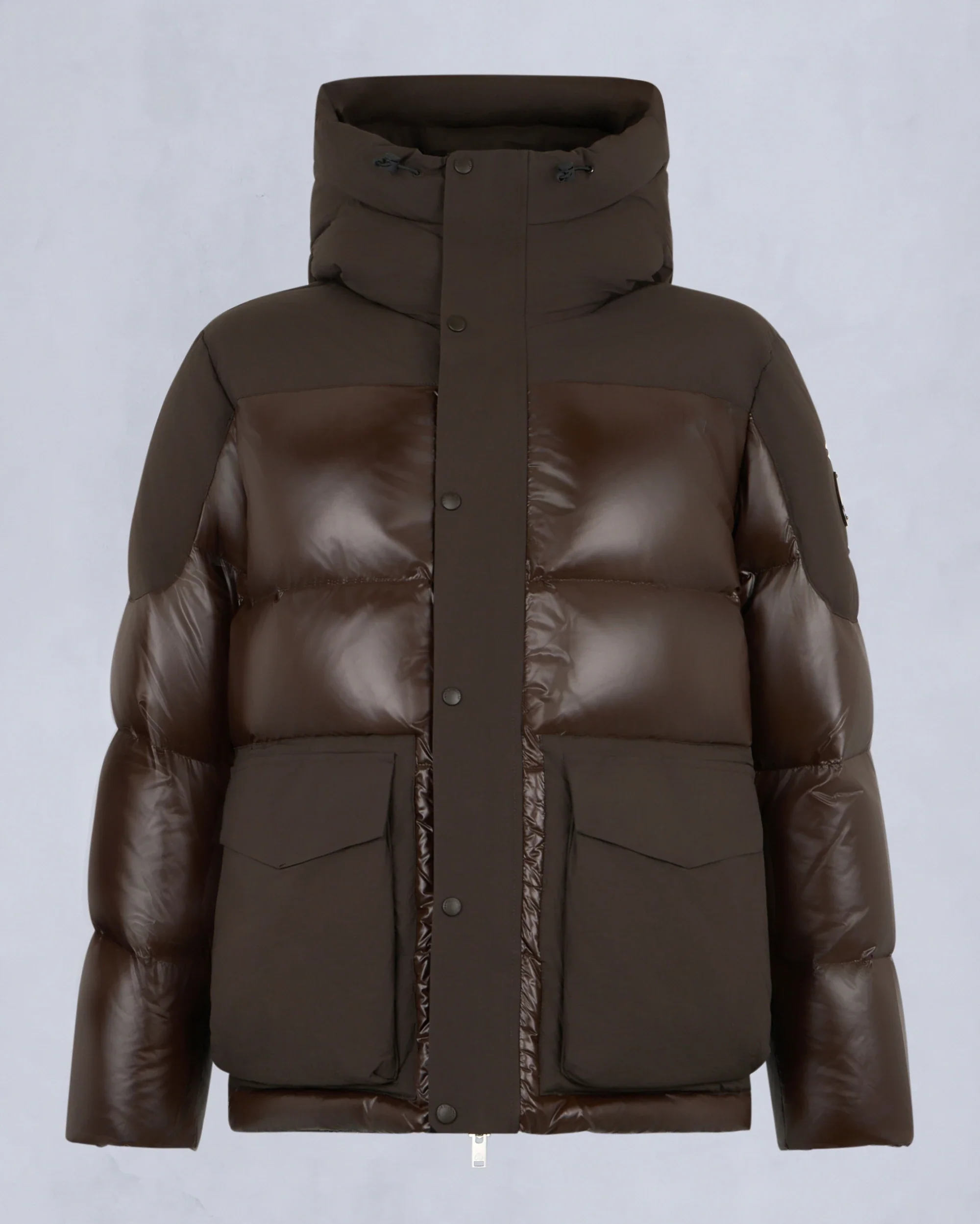 Moose Knuckles Mens Down Jacket Briar 3Q Puffer - Espresso/Espresso - Image 4