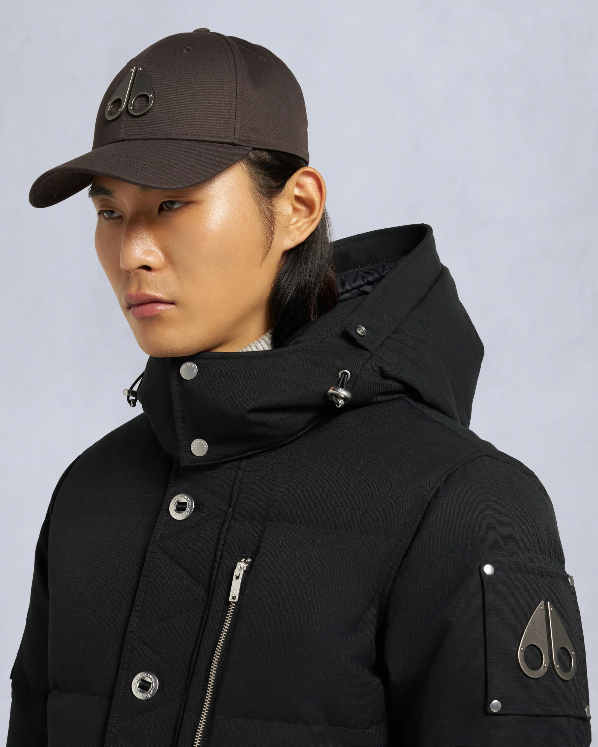 Moose Knuckles Mens Down *Parka 3Q - Black/Black - Image 4