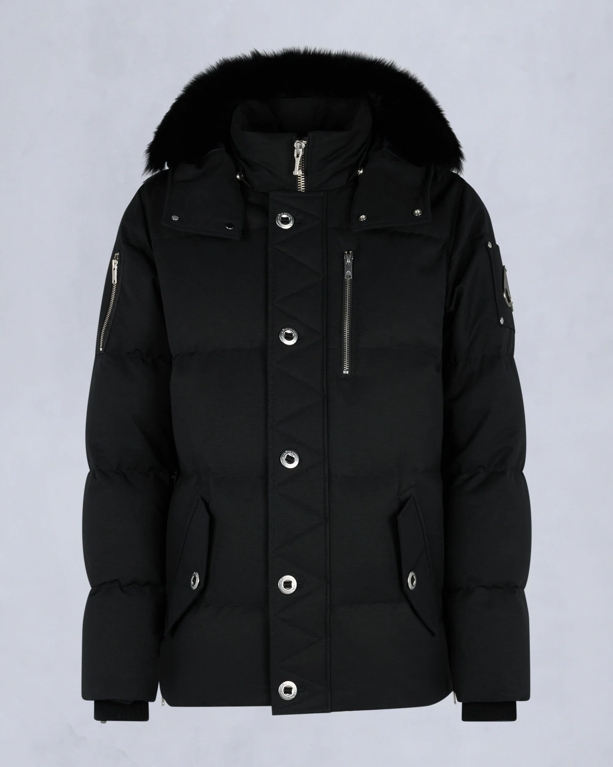 Moose Knuckles Mens Down *Parka 3Q - Black/Black - Image 5