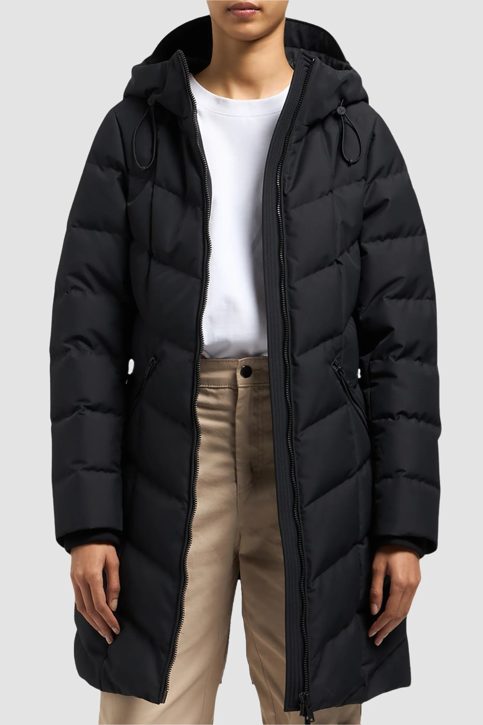 Moose Knuckles Womens Down *Parka Cloud Idi - Black