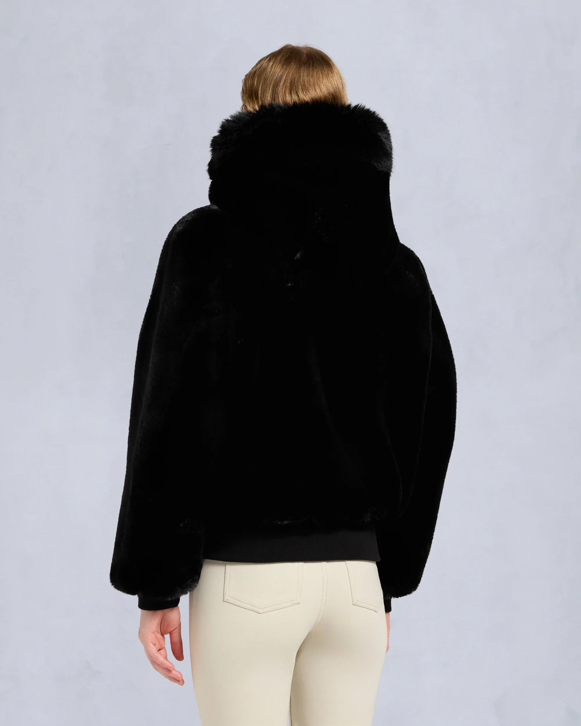 Moose Knuckles Womens Eco Bomber Debbie Satin - Black - Image 6