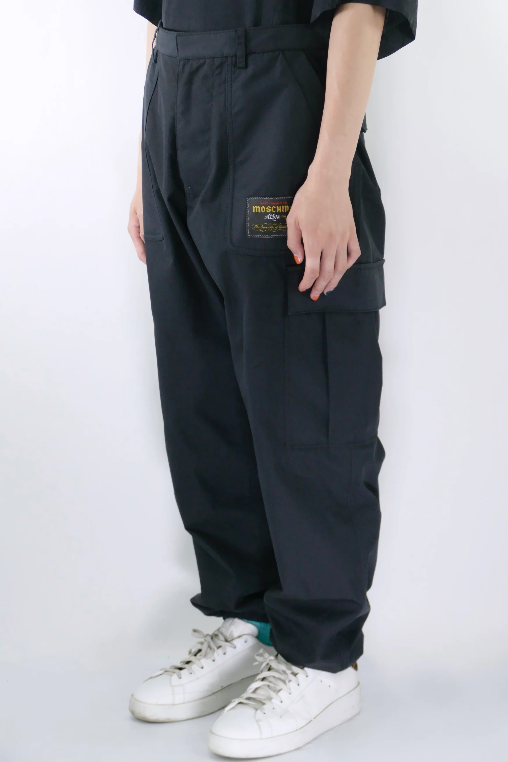 Moschino Tailored Cargo Pants - Black - Image 2