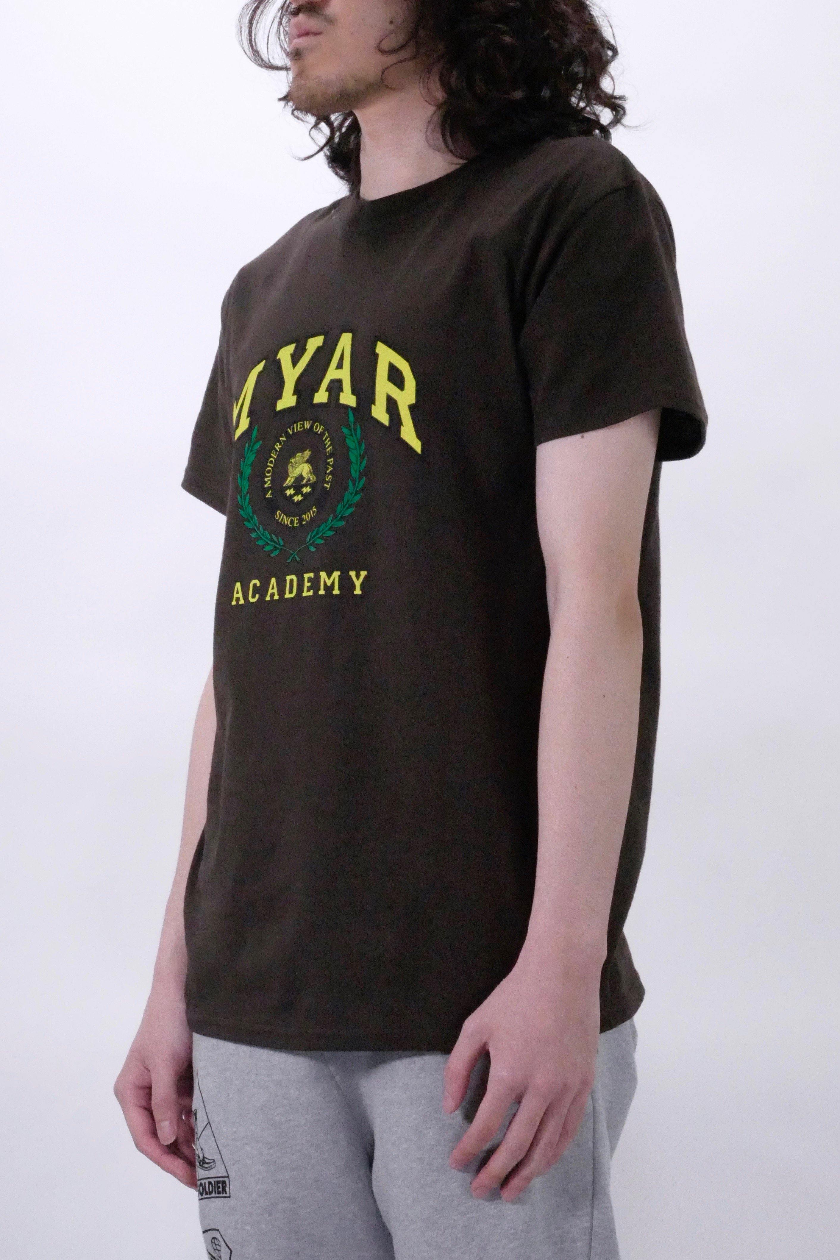 Myar MYTS28_Academy Upcycling 2020 Tee - Dark Brown - Image 3