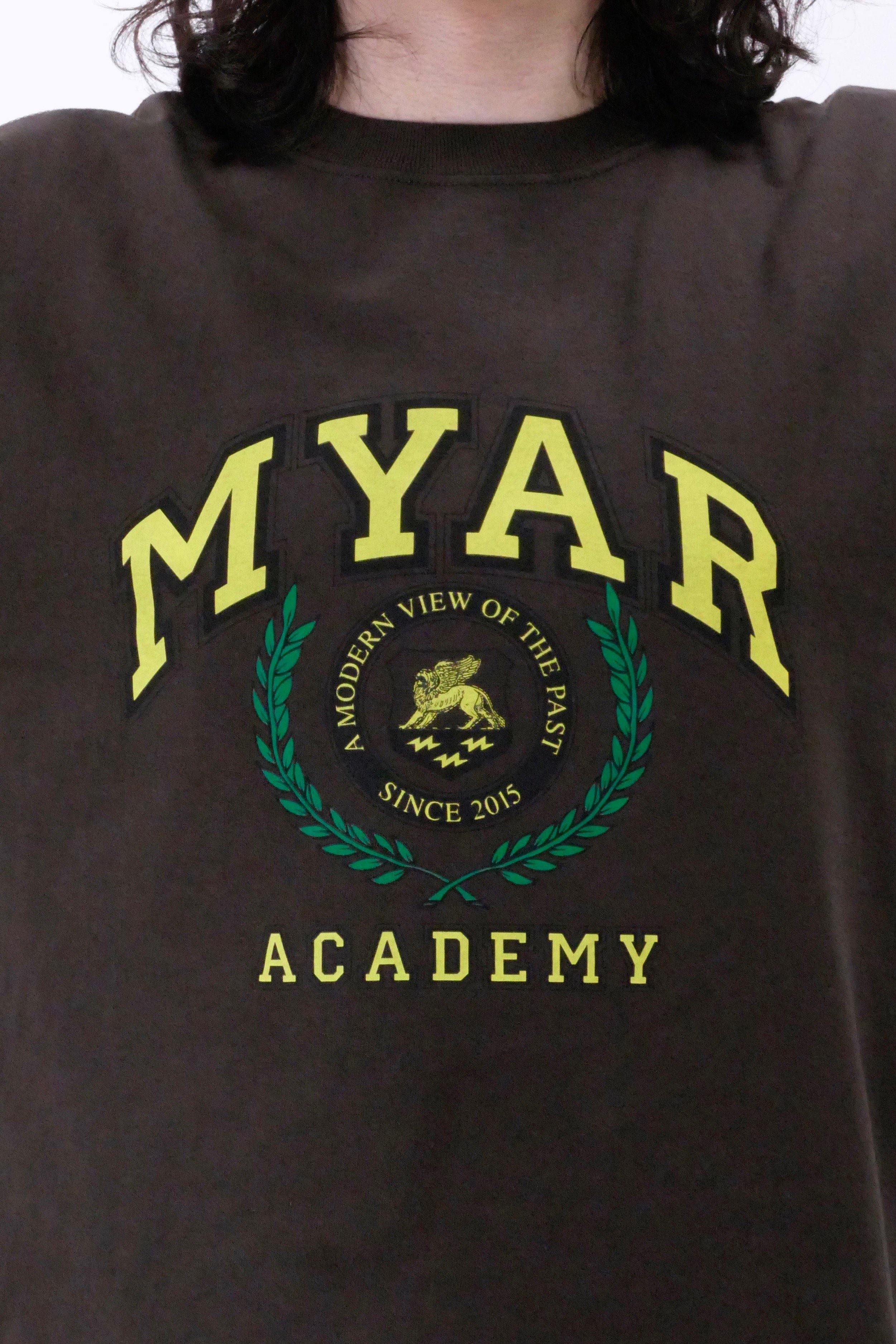 Myar MYTS28_Academy Upcycling 2020 Tee - Dark Brown - Image 5