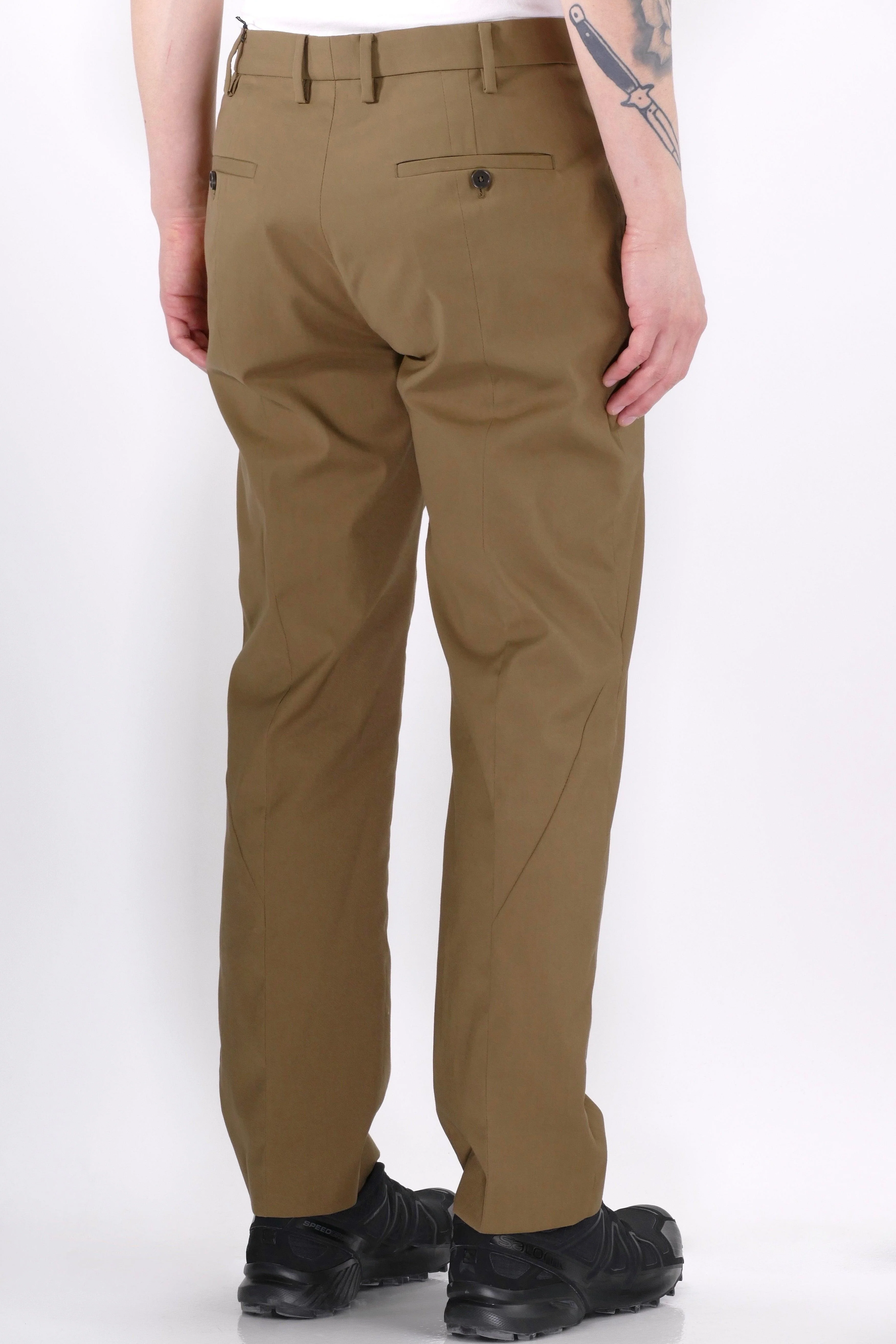 Neil Barrett Mens Pants Slim Tube Trousers - Clay - Image 4