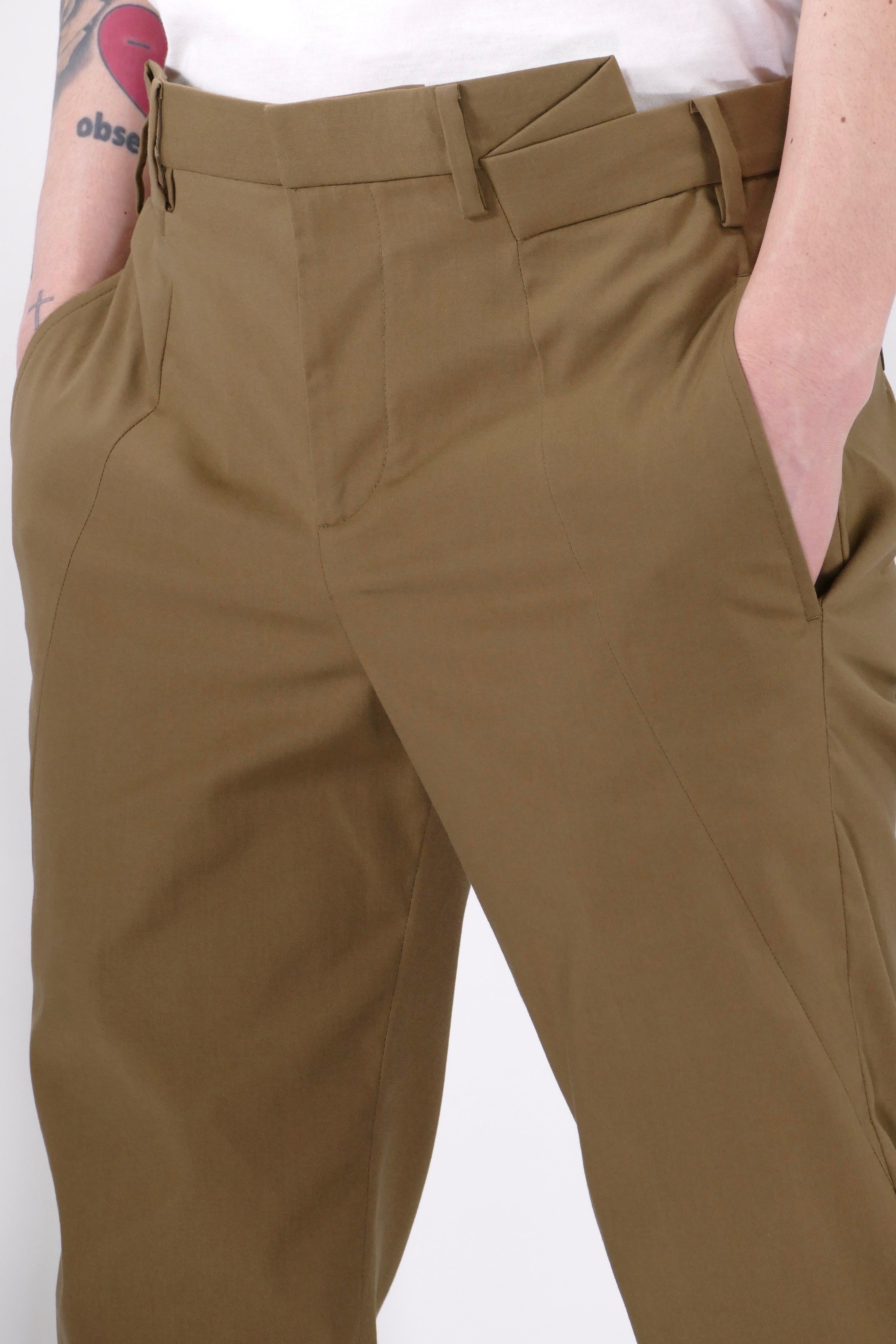 Neil Barrett Mens Pants Slim Tube Trousers - Clay - Image 6