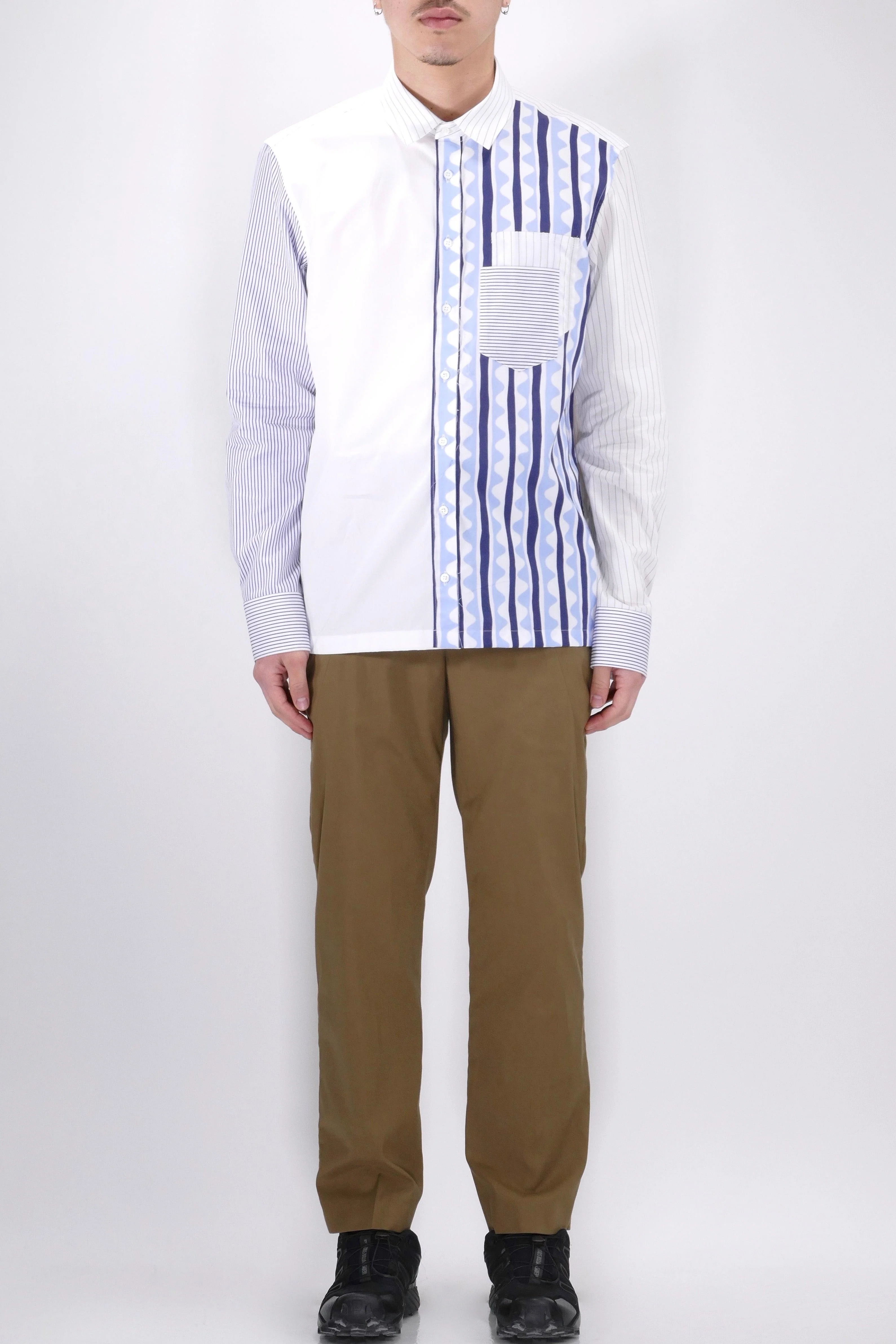 Neil Barrett Mens Pants Slim Tube Trousers - Clay - Image 7