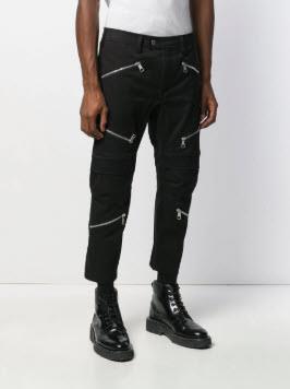 Neil Barrett Motorcross Zipped Trouser Black - Image 2
