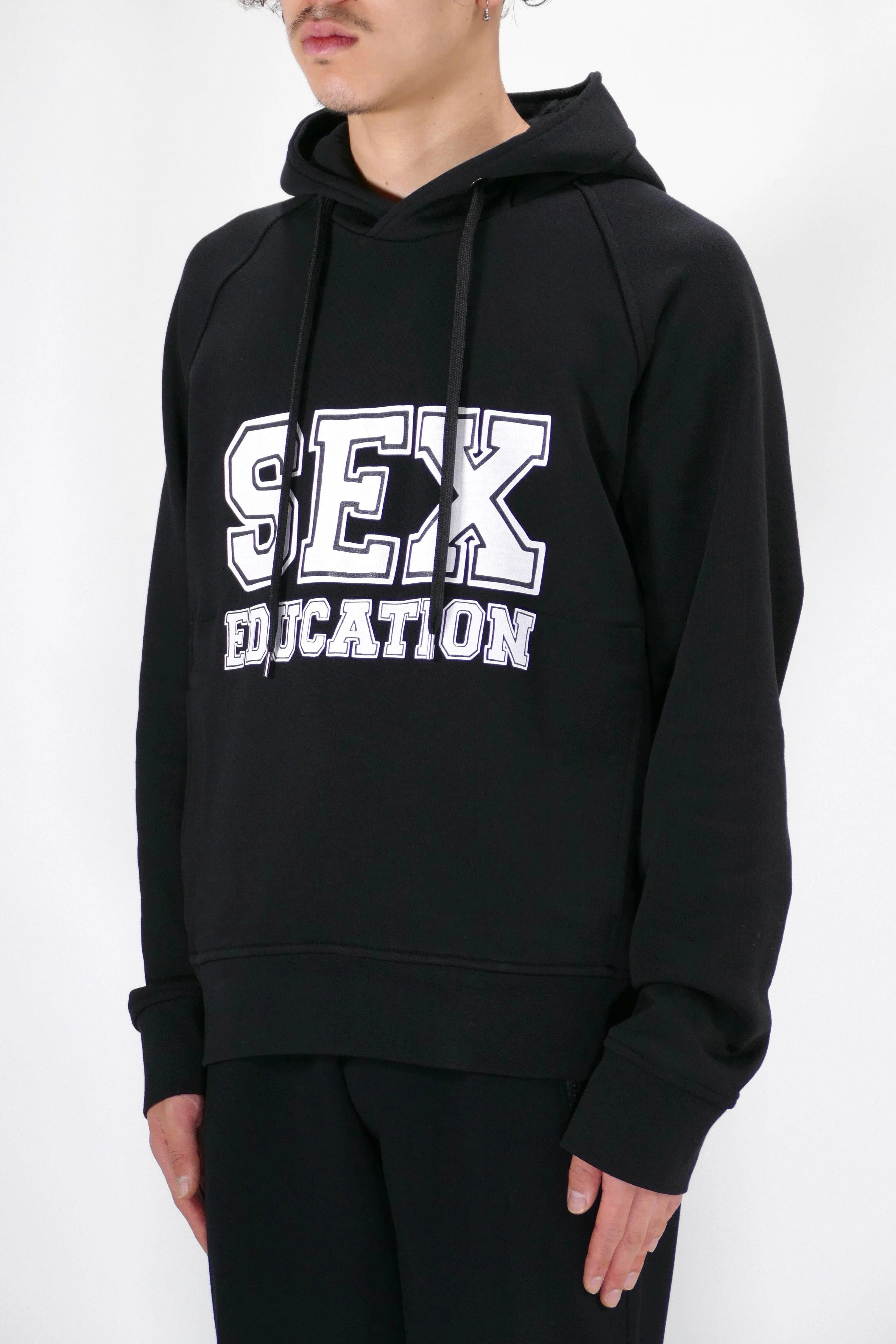 Neil Barrett Sex Education Hoodie Black - Image 3