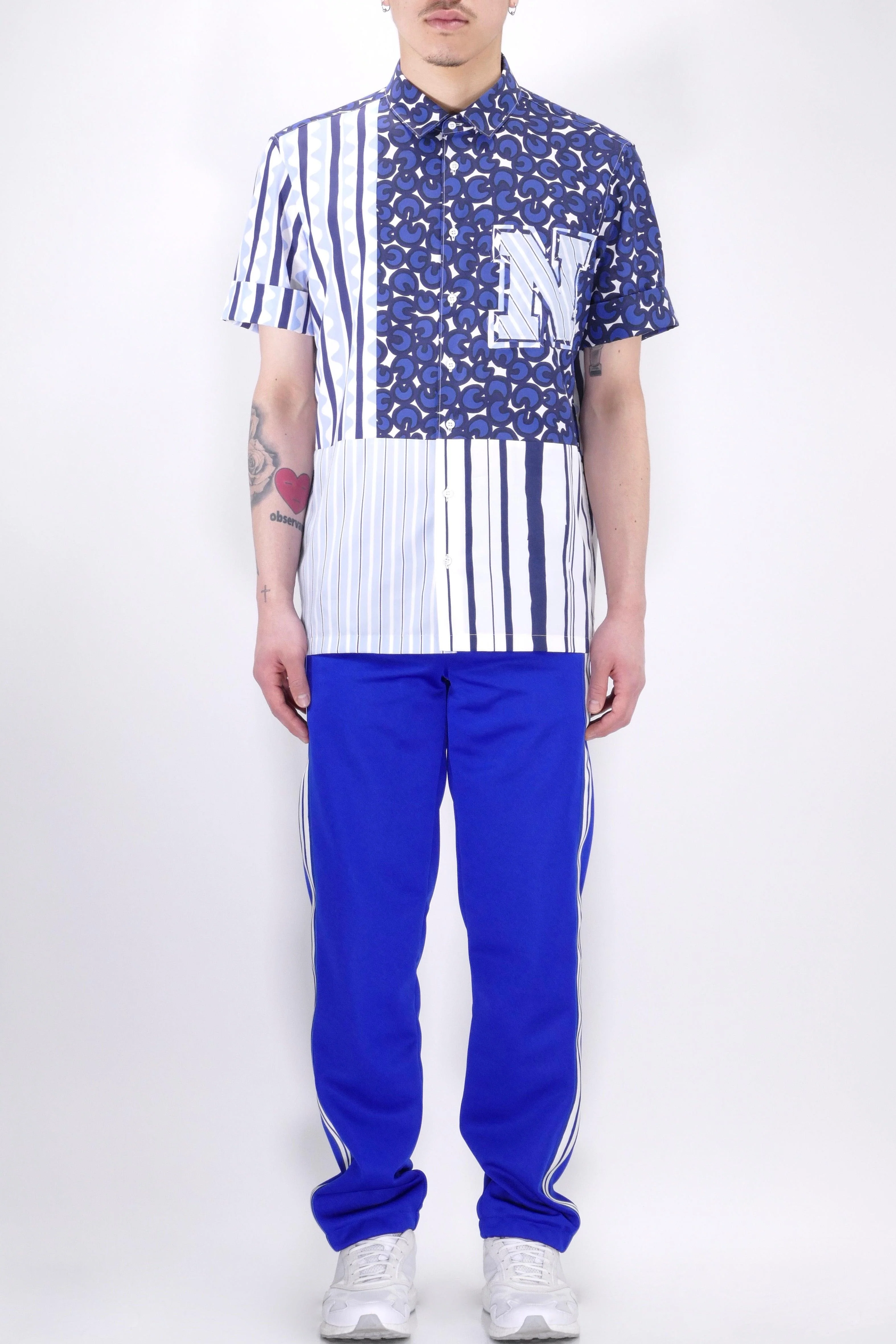 Neil Barrett Side Stripe Trackpants Sapphire - Image 6