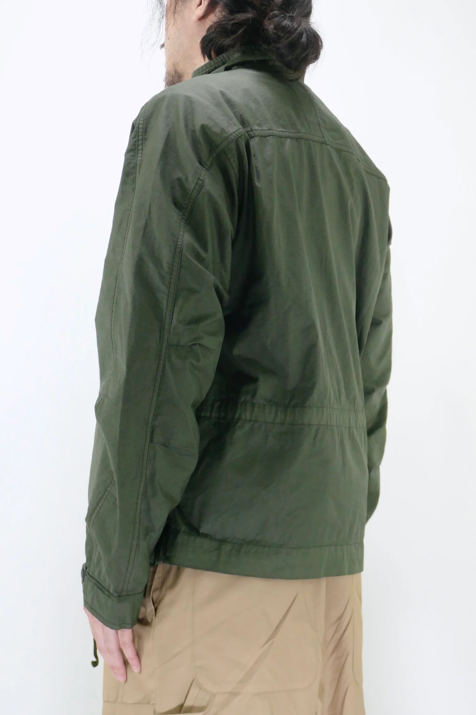 Nemen Blast Garment Dyed Jacket - Olive - Image 3