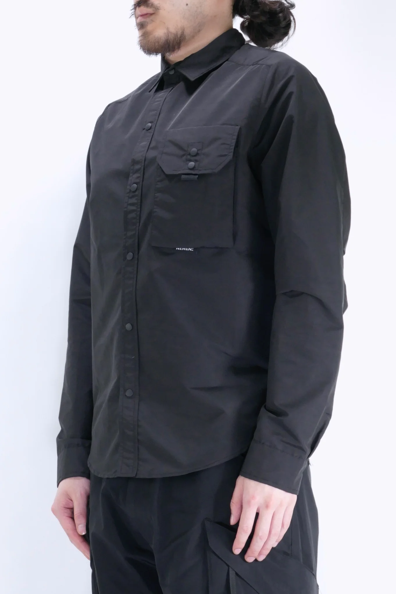 Nemen Flip Wallet Pocket Shirt - Black - Image 2
