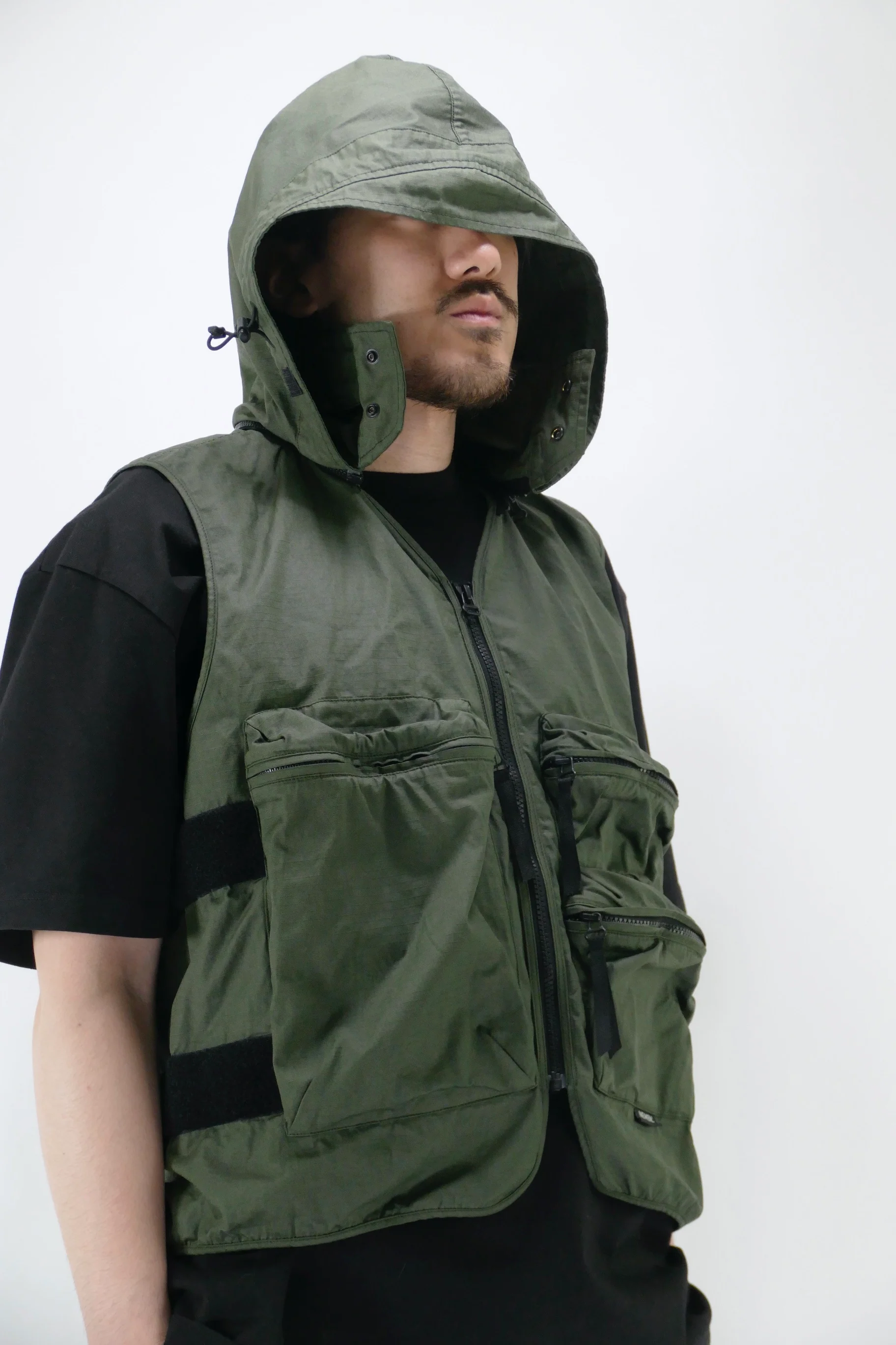 Nemen Parachute Multipocket Vest - Olive - Image 4