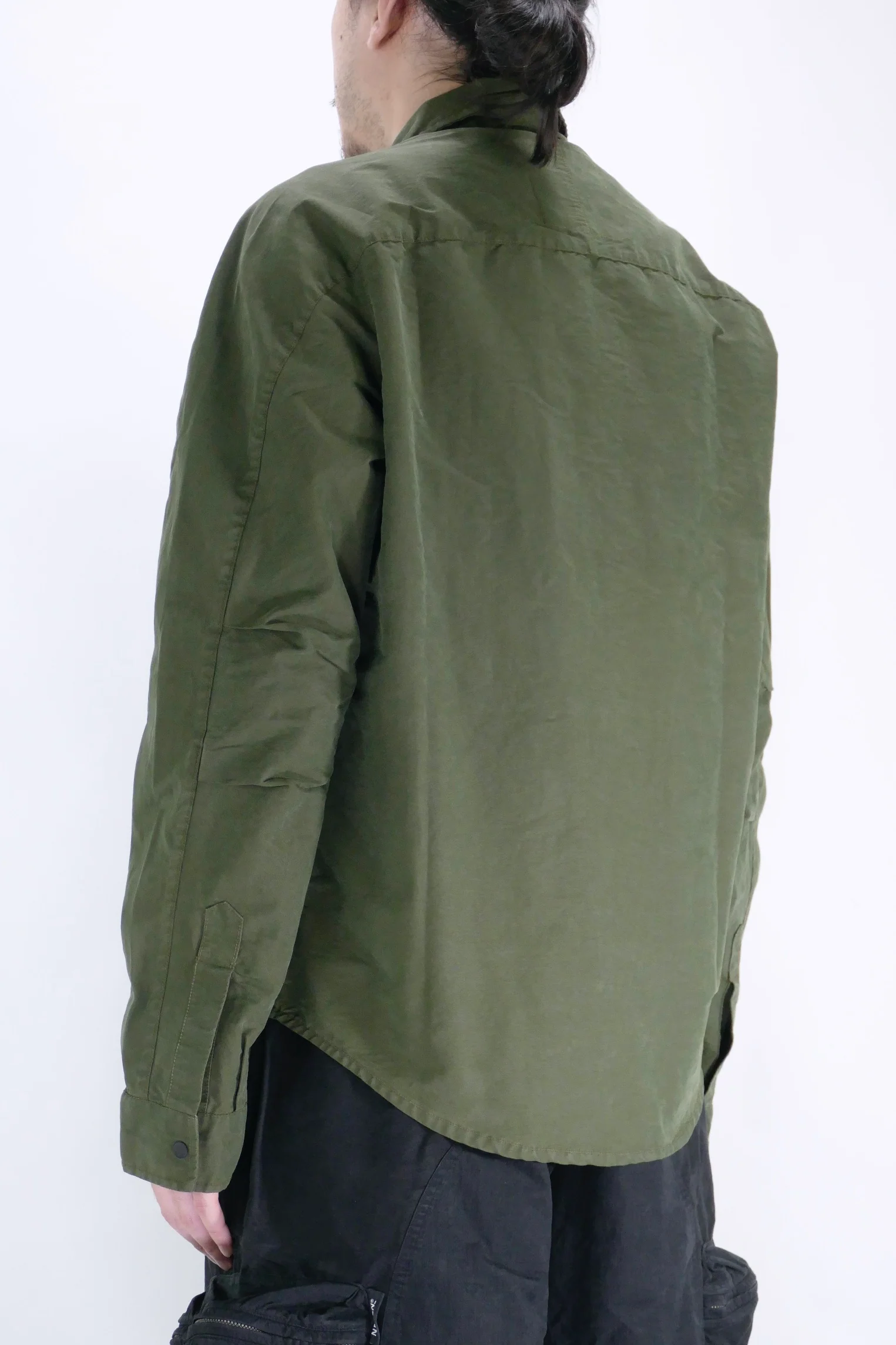 Nemen Tats Zipped Parachute Over Shirt - Green - Image 3
