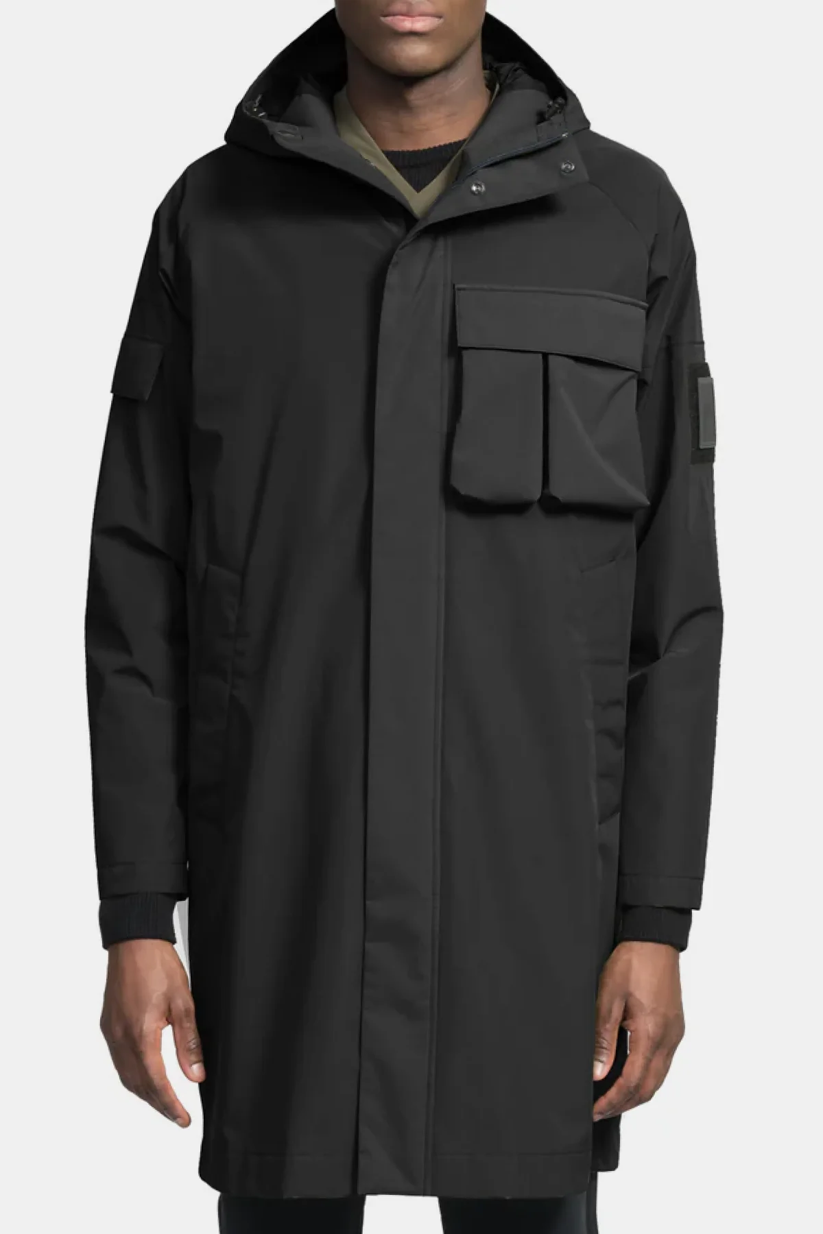 Nobis Mens Rain Jacket Wylder - Black