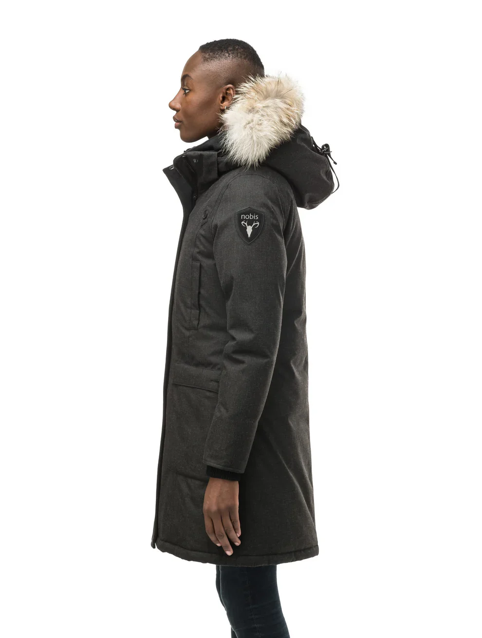Nobis Womens Down *Parka Merideth CH - Black - Image 2