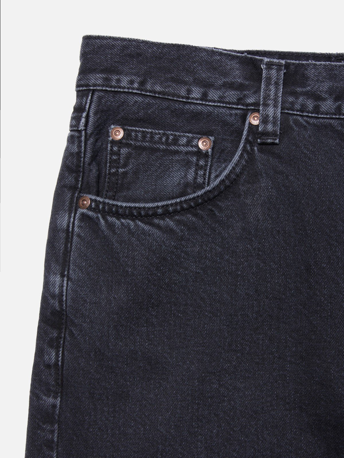 Nudie Jeans Rad Rufus Black Vintage Jeans - Black - Image 3