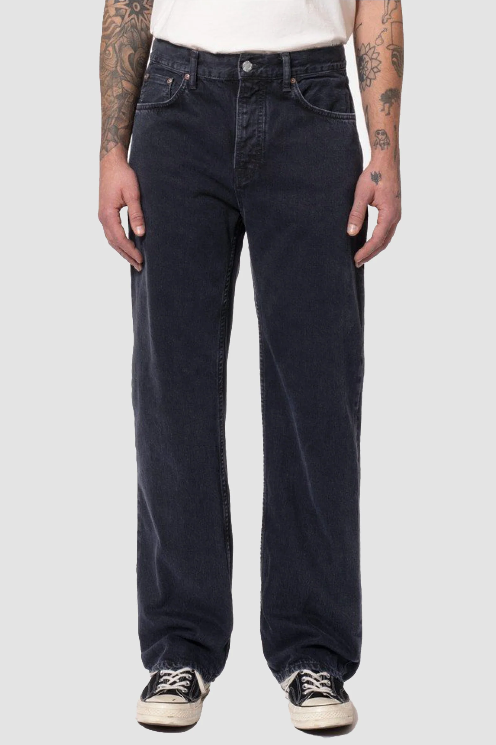 Nudie Jeans Tuff Tony Black Vintage Jeans - Black