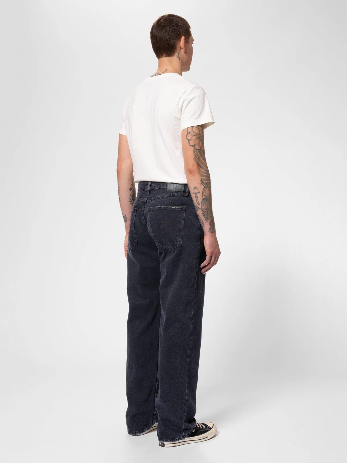 Nudie Jeans Tuff Tony Black Vintage Jeans - Black - Image 2