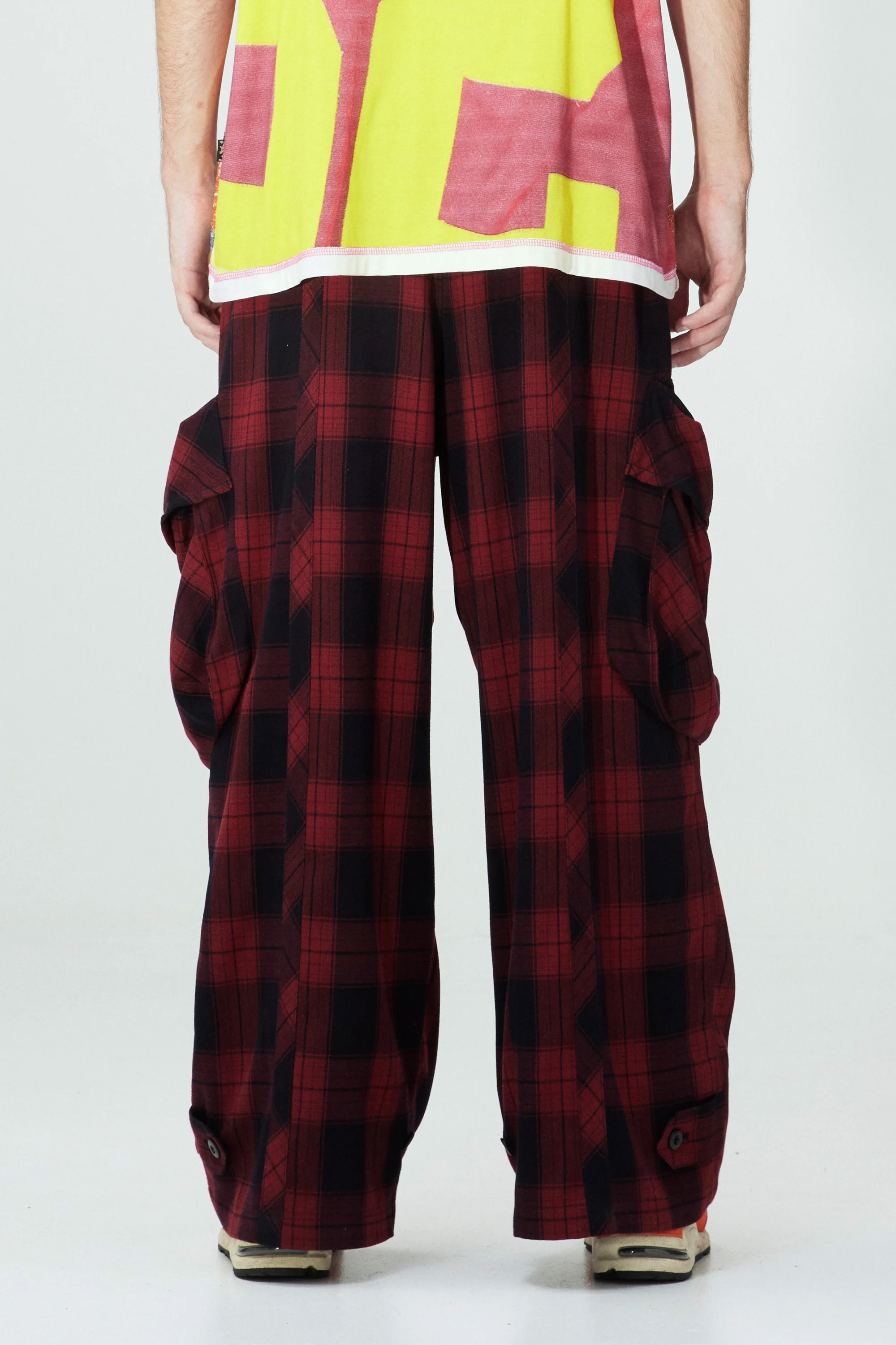 P.A.M Check Chow Pants - Red - Image 3