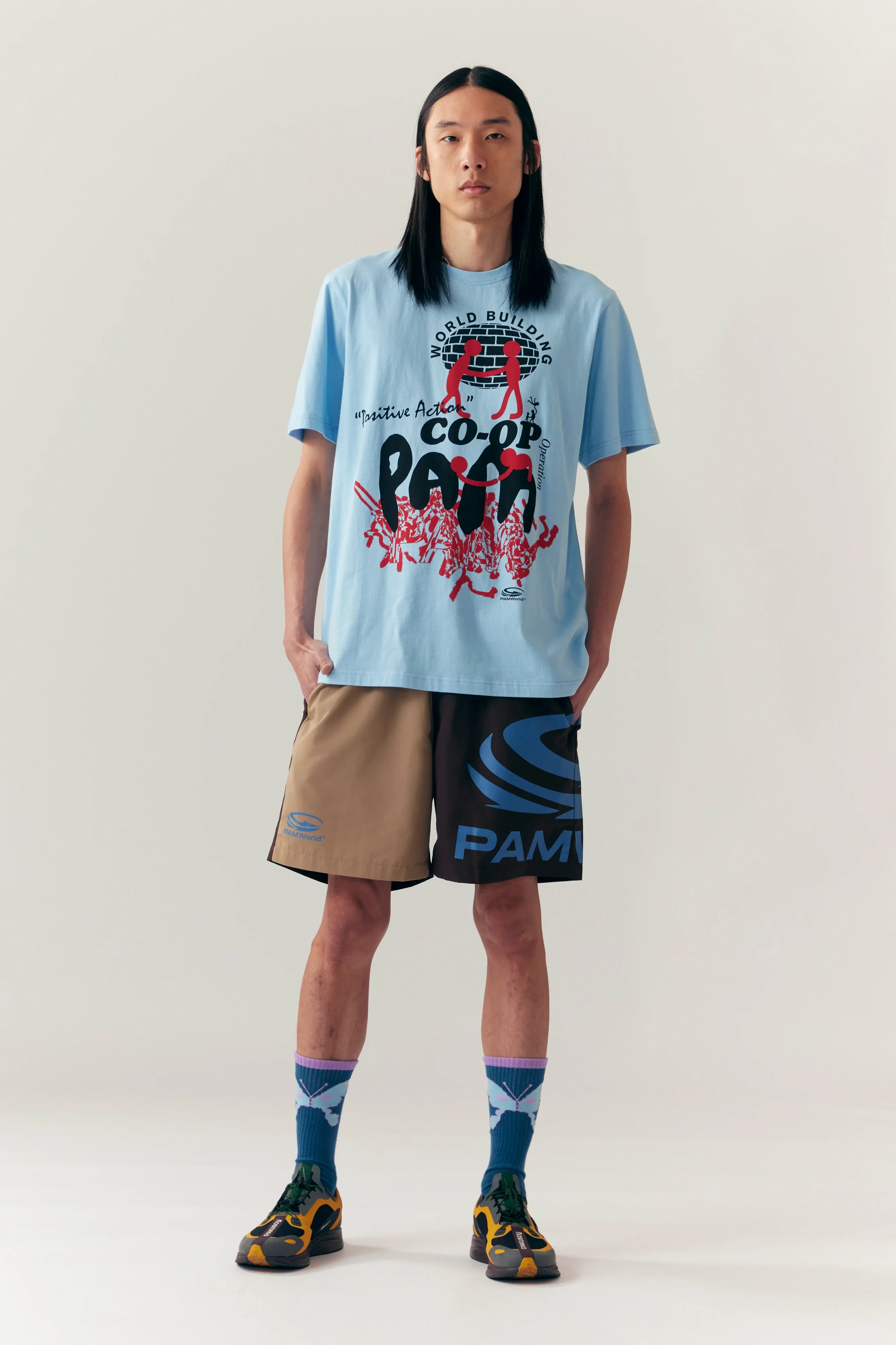 P.A.M Co-op SS Tee - Blue - Image 2