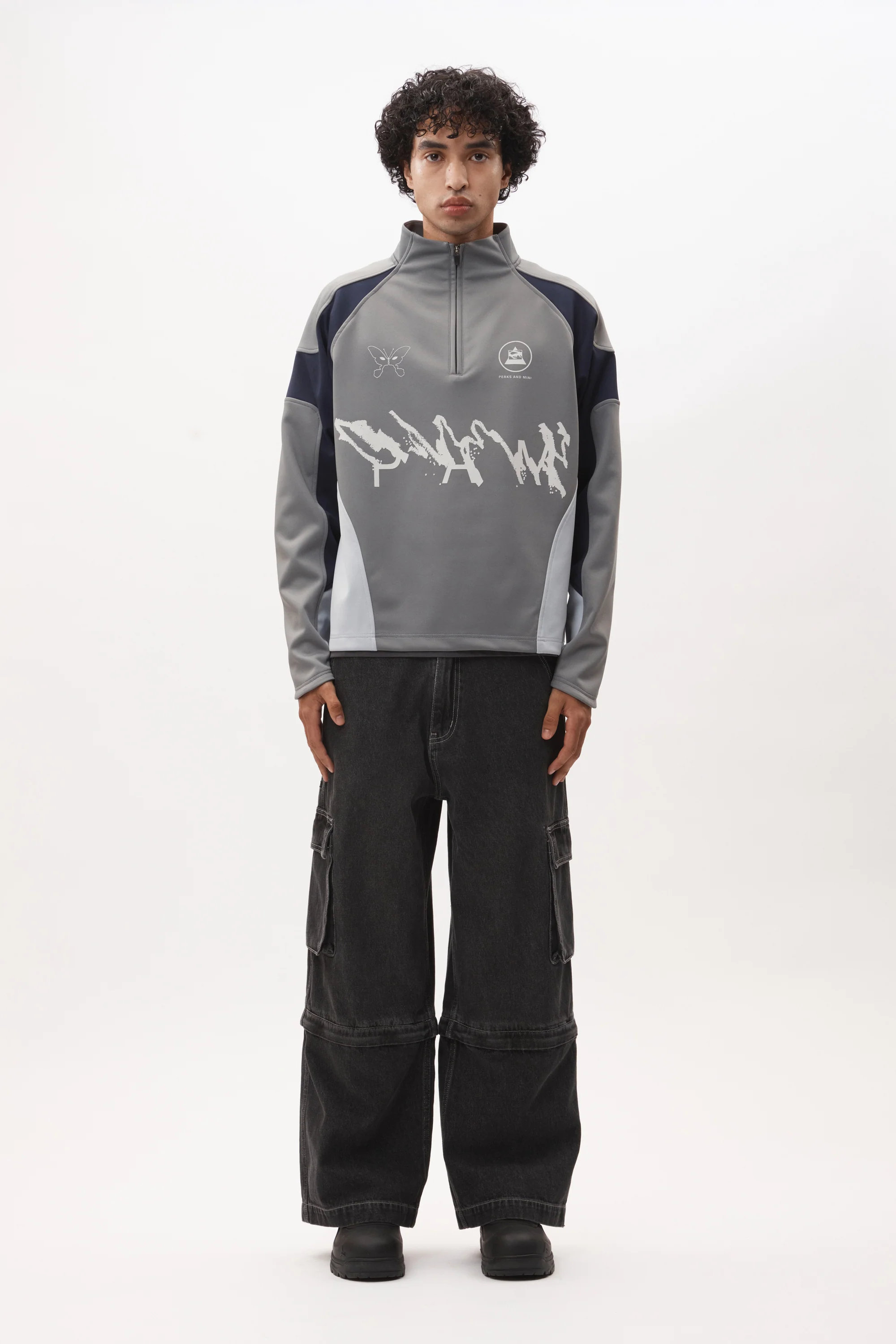 P.A.M Ratchet Wide Leg Jeans - Black Wash - Image 4