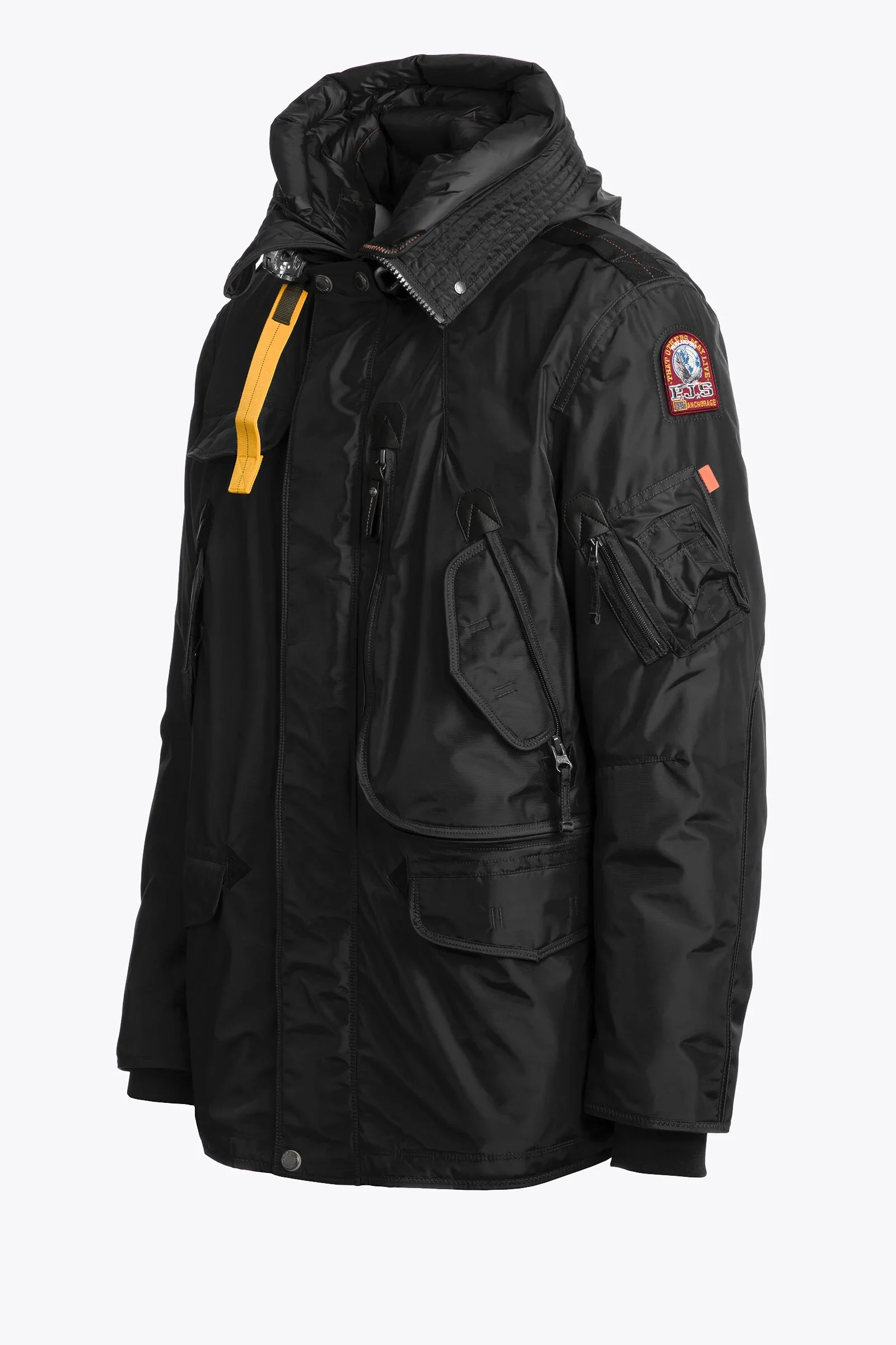 Parajumpers Mens Down Jacket Right Hand - Black - Image 2