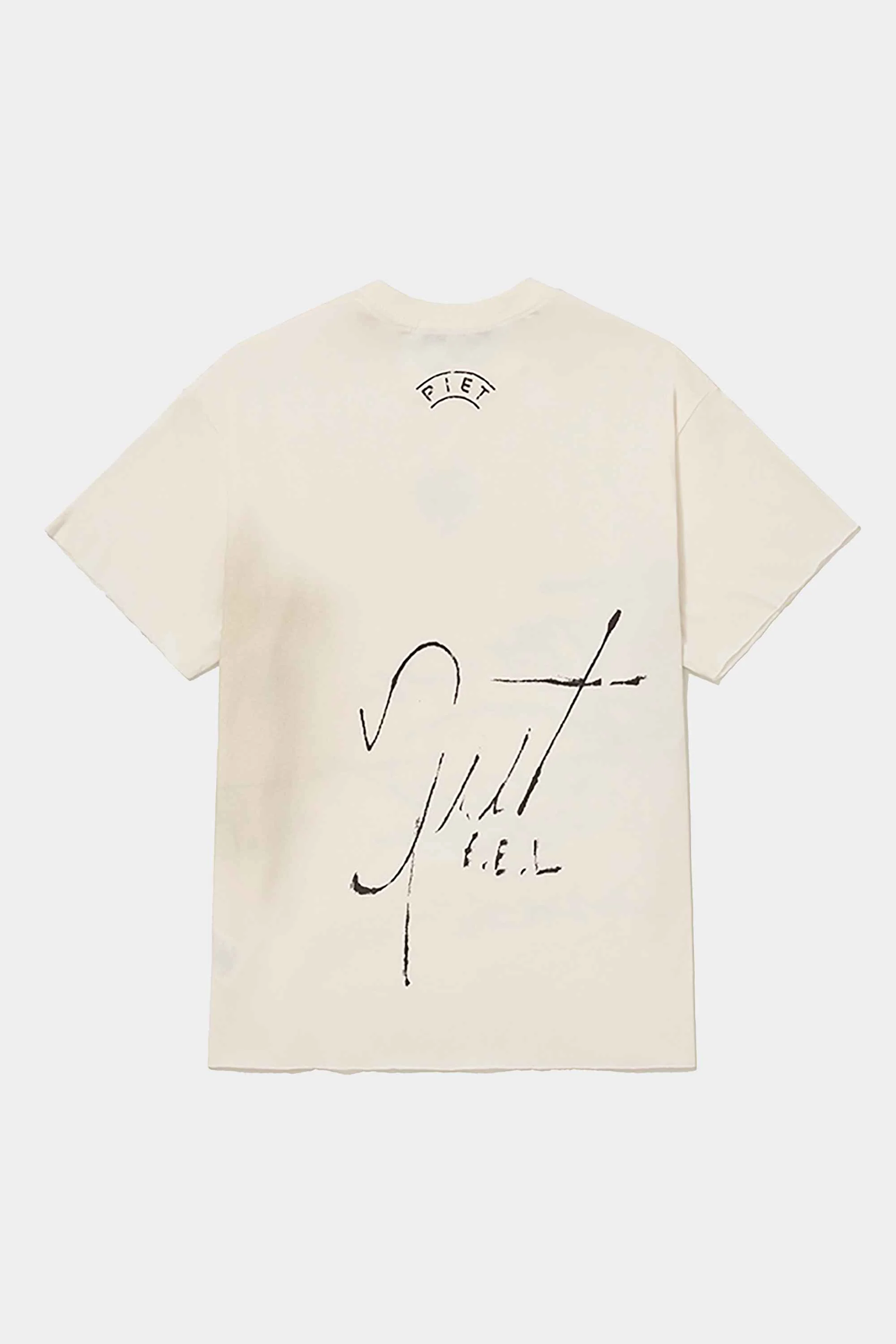 Piet Autographed Raw Edge Tee - White - Image 2