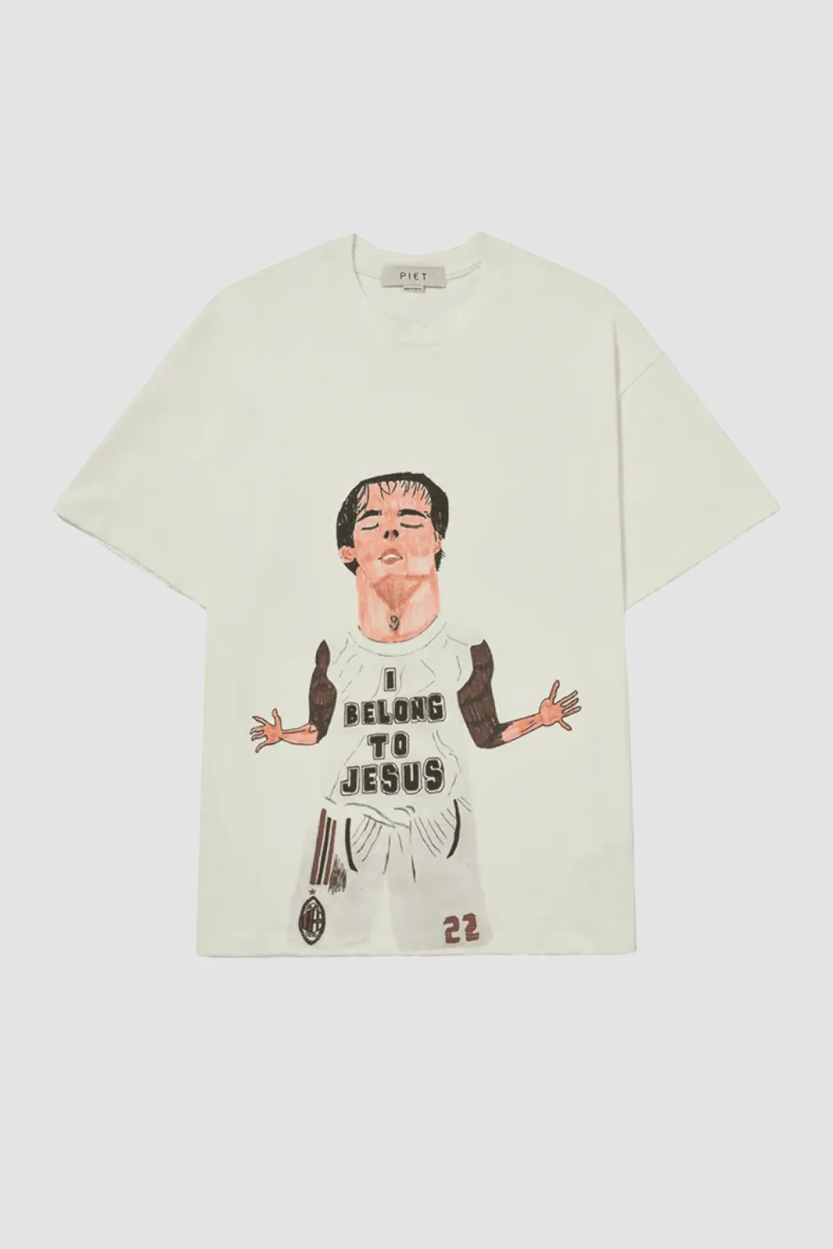 Piet I Belong to Jesus Tee - Bone White