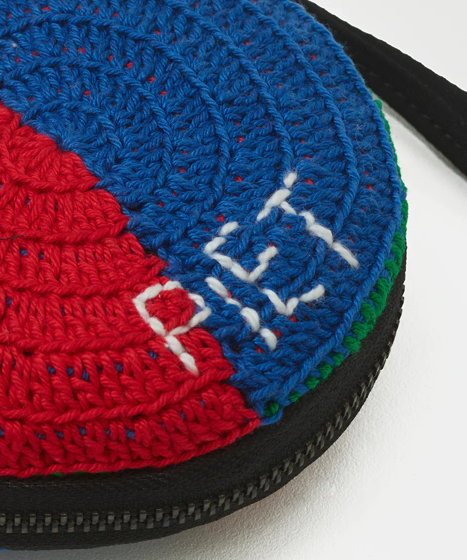 Piet Star Crochet Coin Bag - Red - Image 3