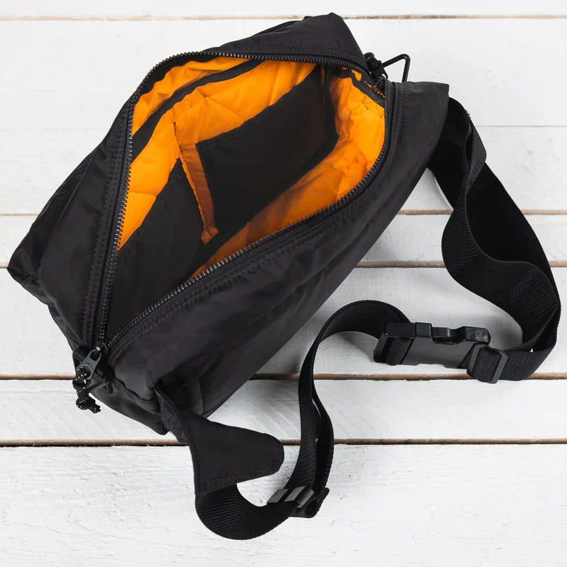Porter Force 2Way Waist Bag - Black - Image 4