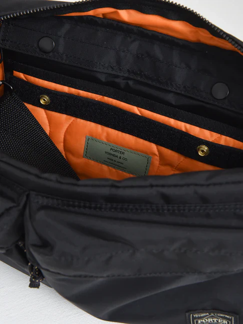 Porter Force 2Way Waist Bag - Black - Image 5