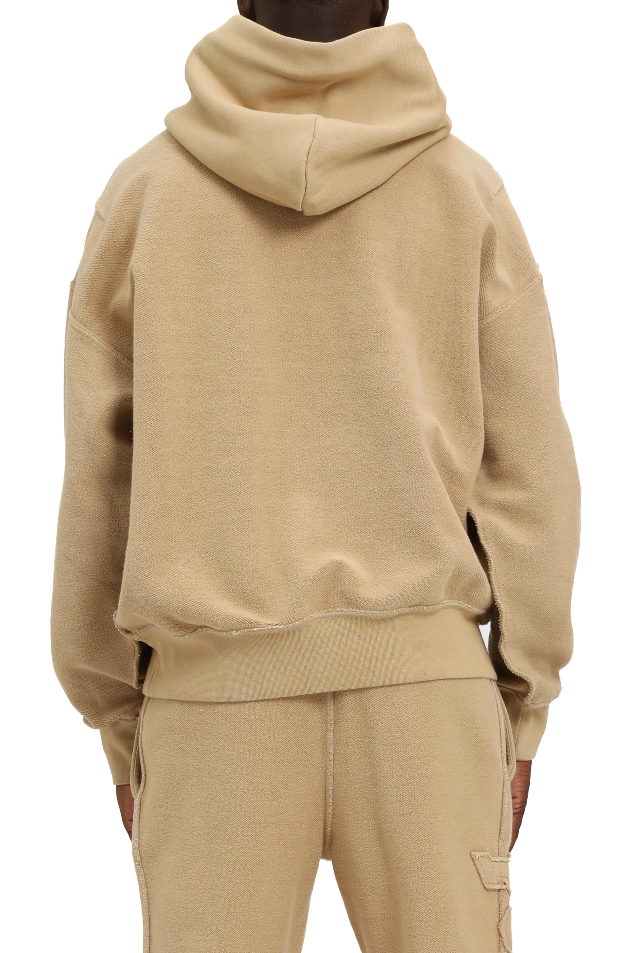 Purple Brand Inside Out Slab Hoodie - Tan - Image 2