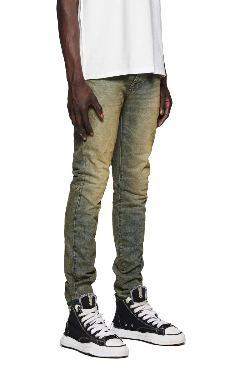 Purple Brand P001 Sand Dune Cross Jeans - Dark Indigo - Image 2