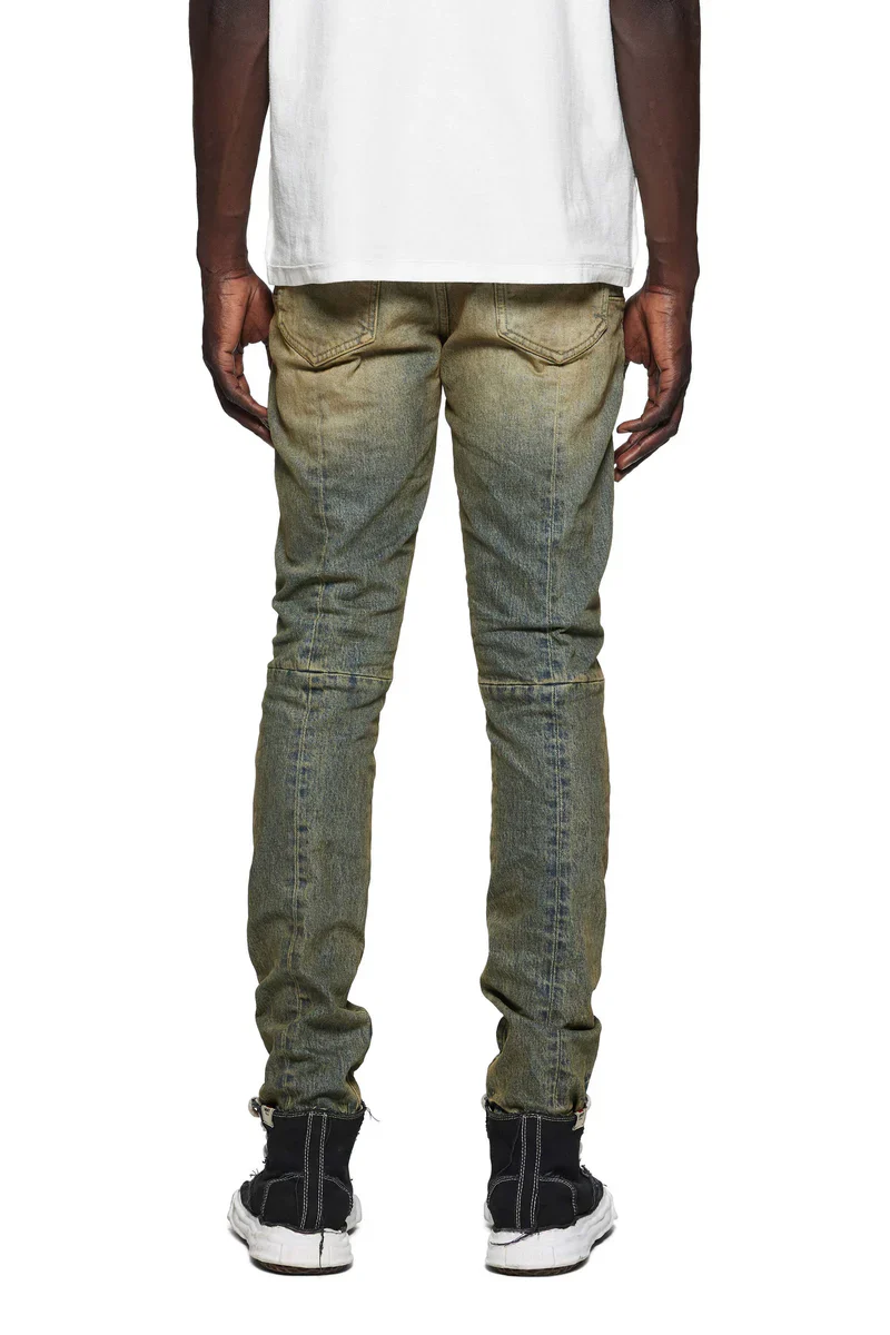 Purple Brand P001 Sand Dune Cross Jeans - Dark Indigo - Image 3