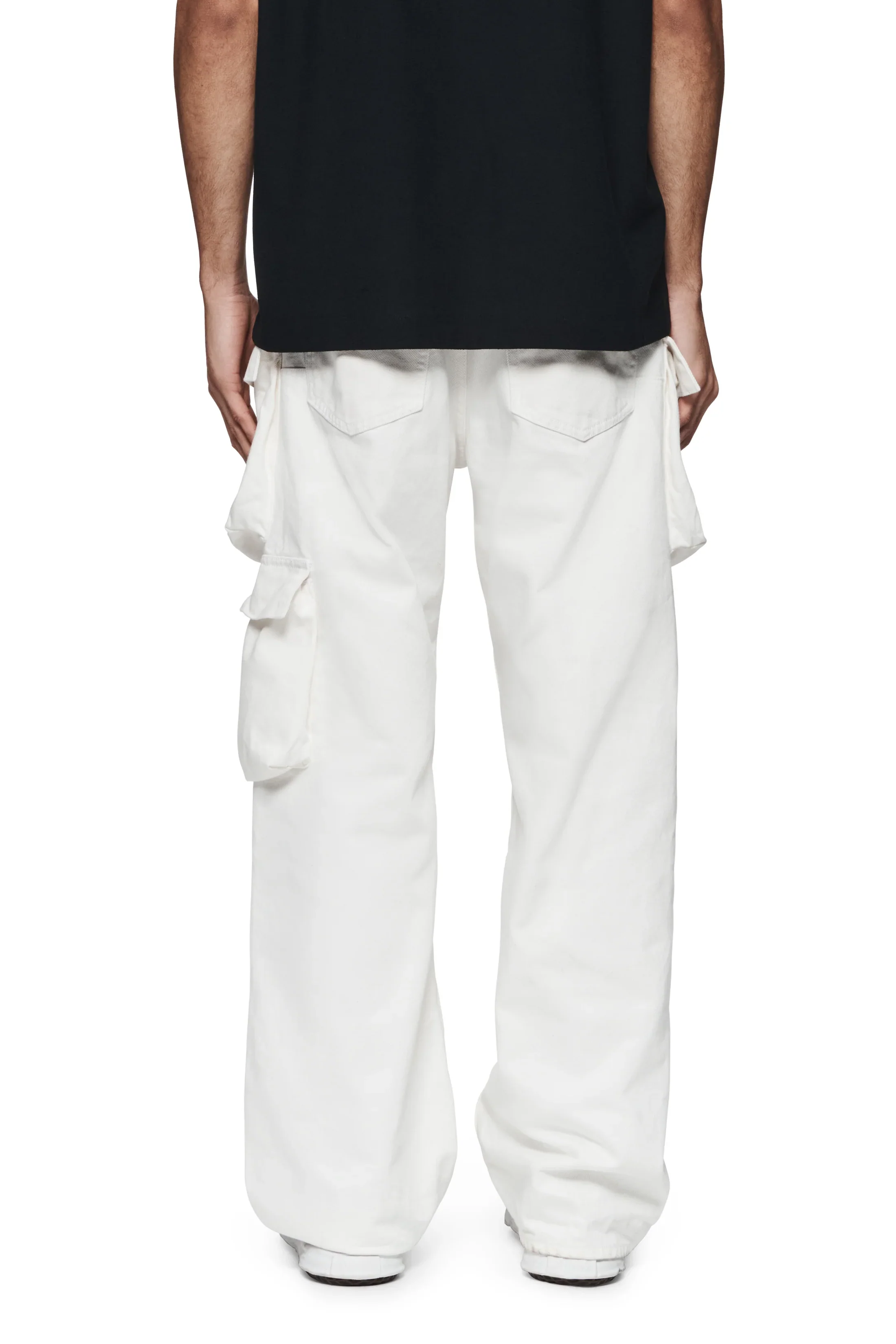 Purple P018 Triple Pocket Cargo - White - Image 3