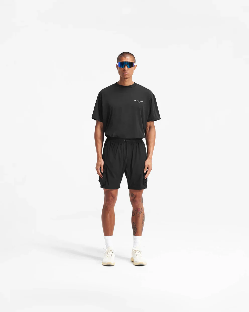 Represent 247 Shorts - Black - Image 4
