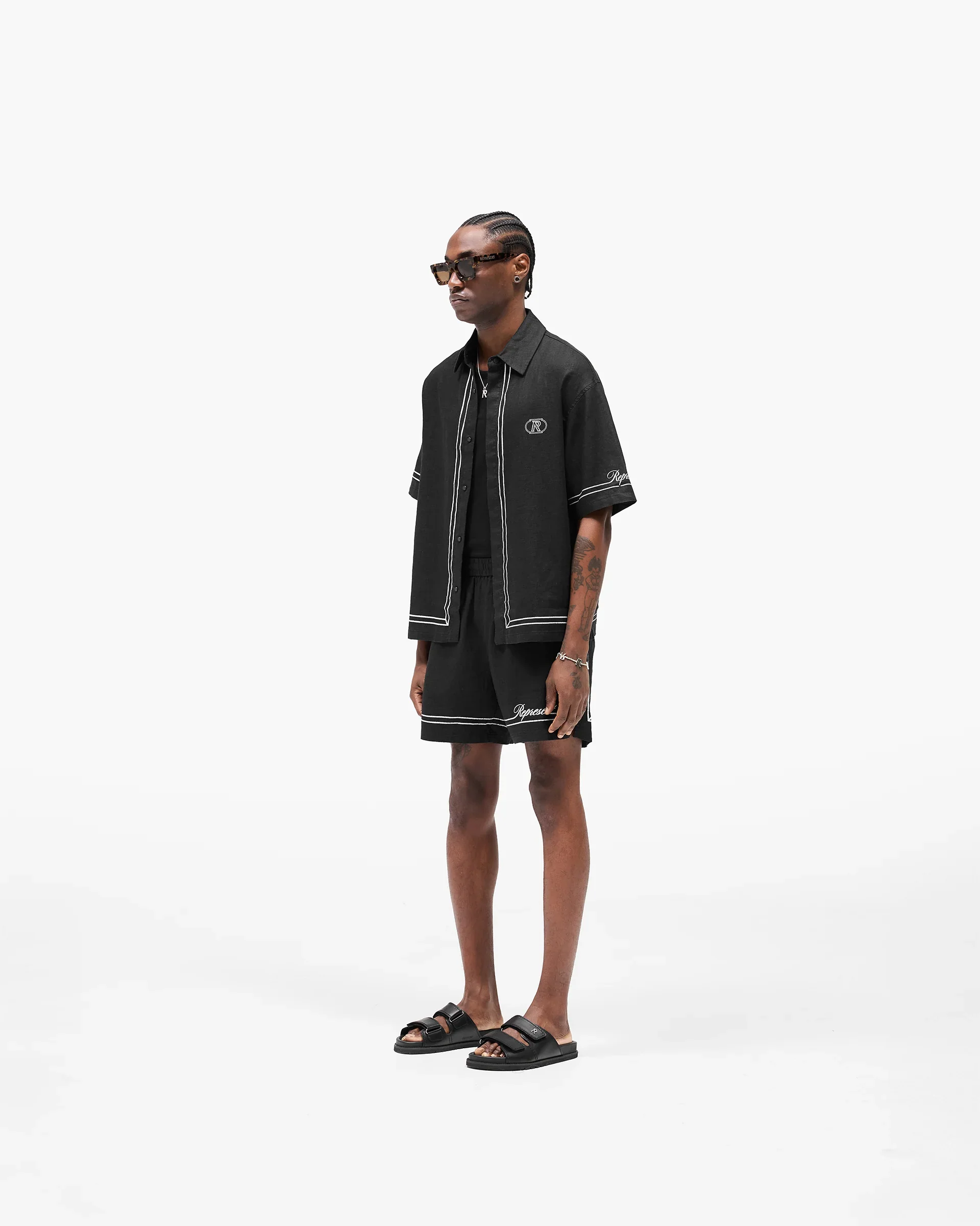 Represent Border Shirt - Jet Black - Image 4