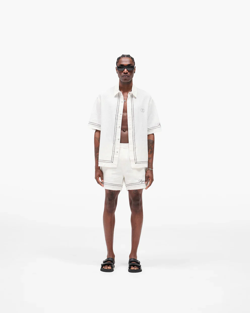 Represent Border Shirt - White - Image 4