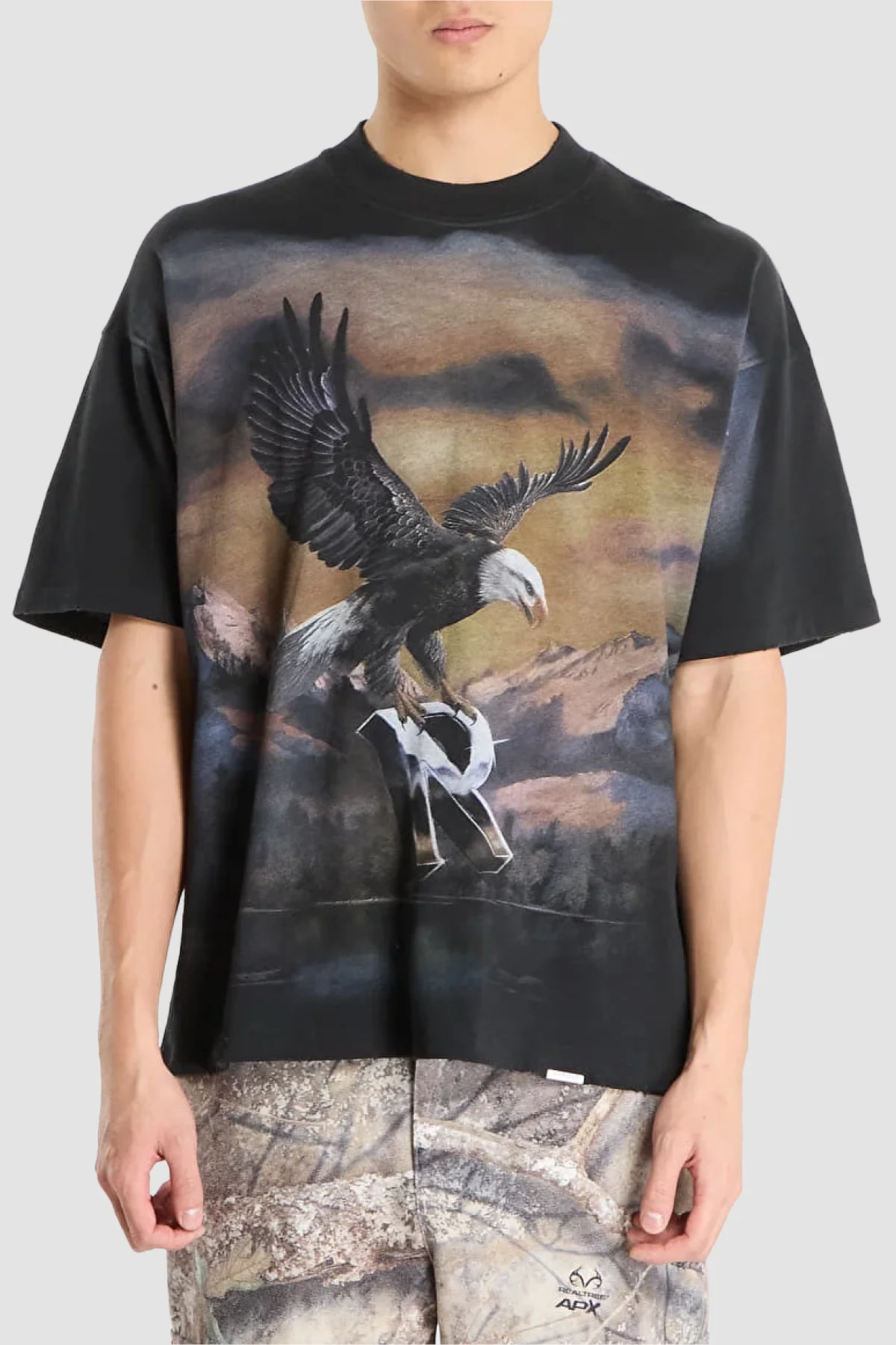 Represent Chrome Flight Tee - Stained Black