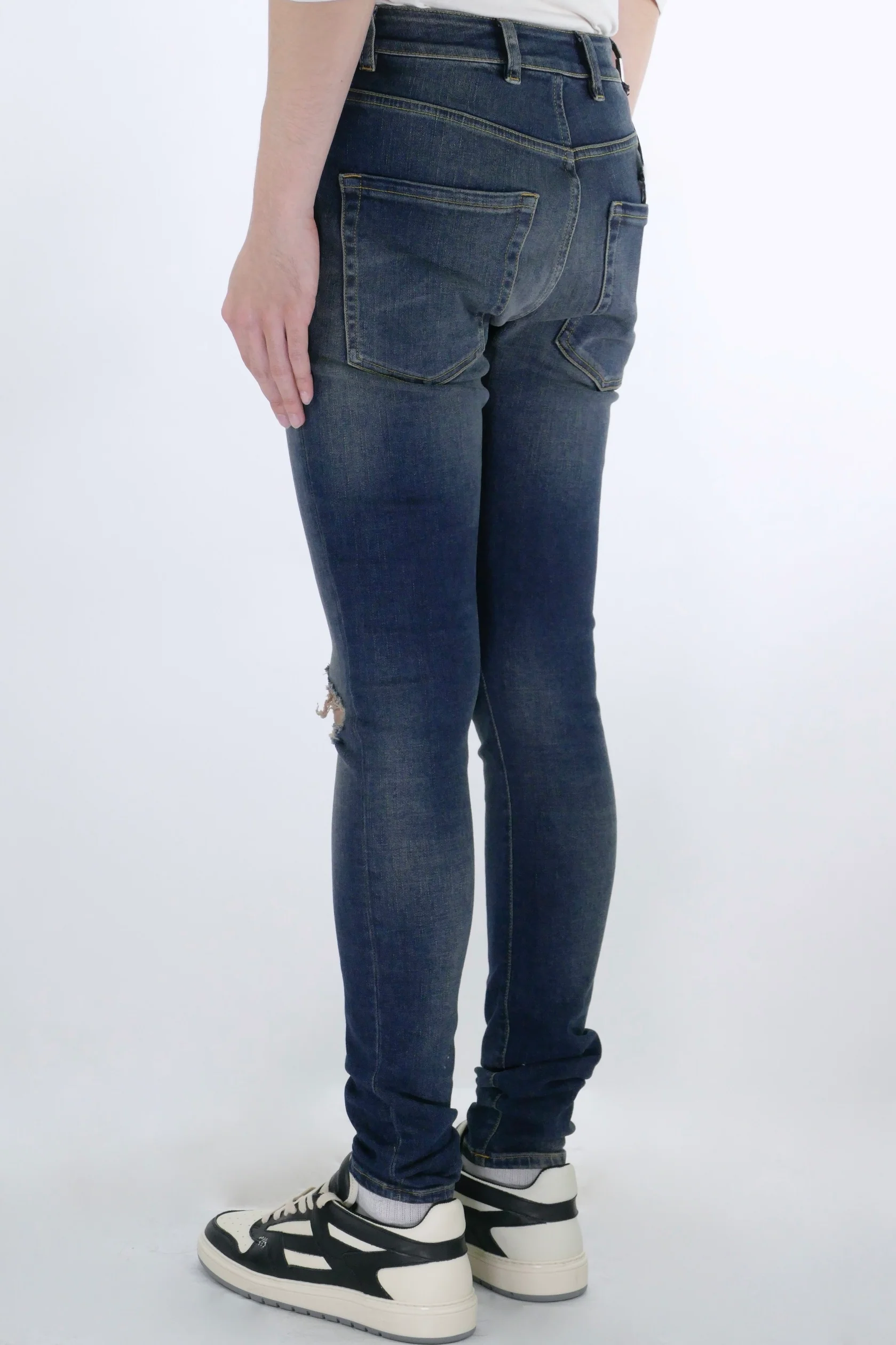 Represent Destroyer Denim Jeans - Dark Blue - Image 3