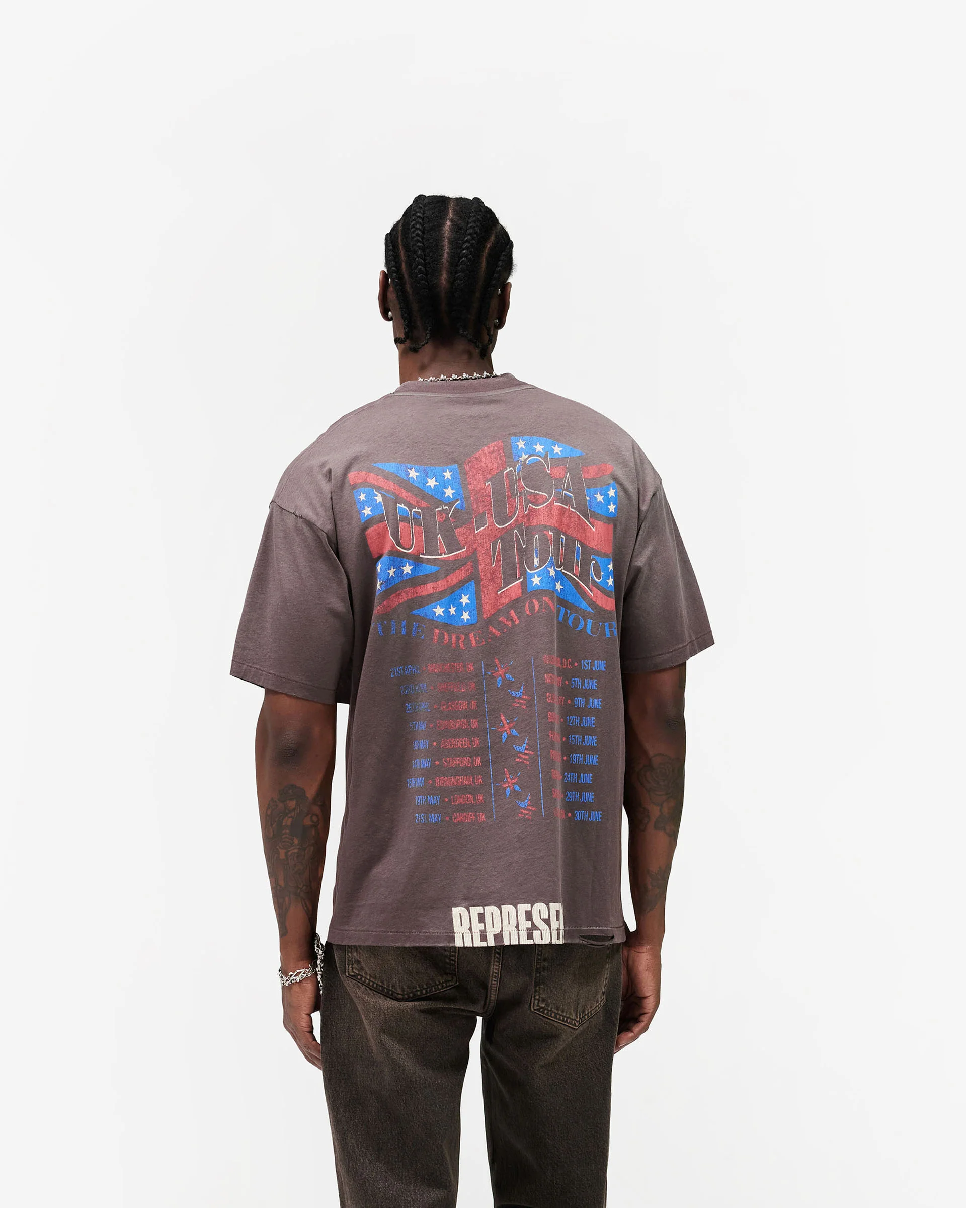 Represent Dream On Tour Tee - Brown - Image 3