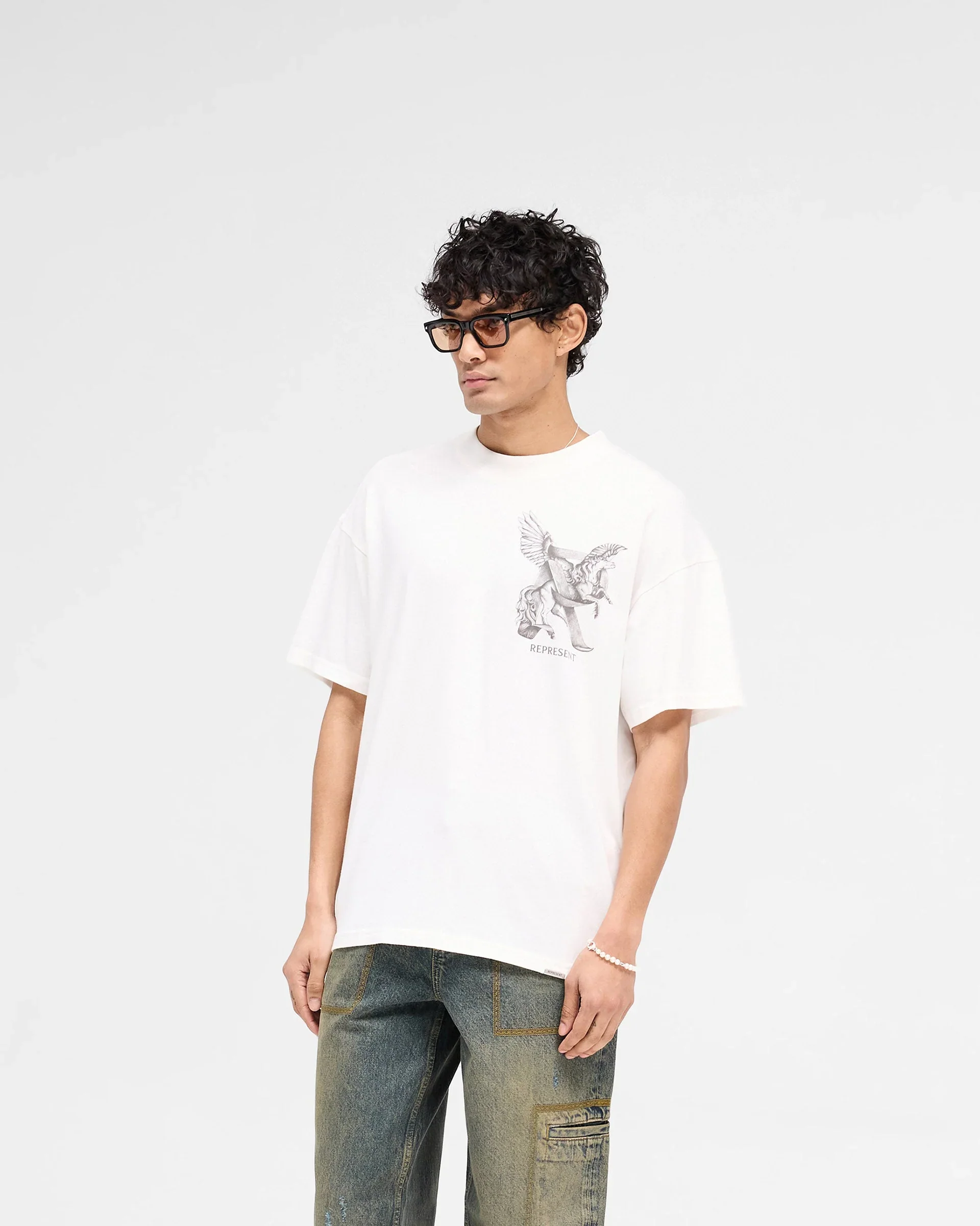 Represent Elegance in Motion Tee - Flat White - Image 2