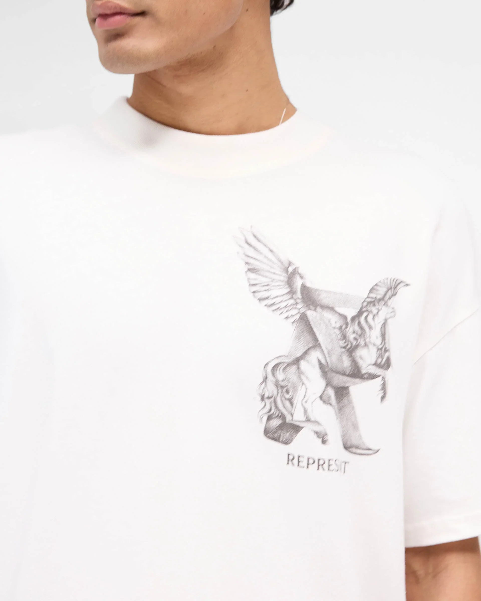 Represent Elegance in Motion Tee - Flat White - Image 5
