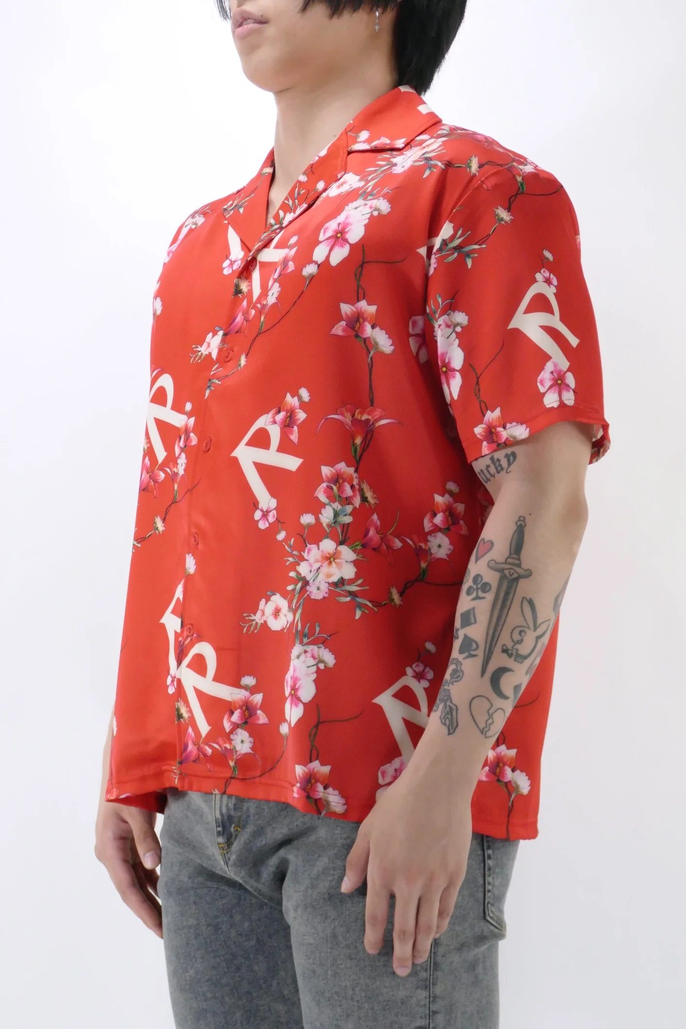 Represent Floral Shirt - Burnt Red - Image 2